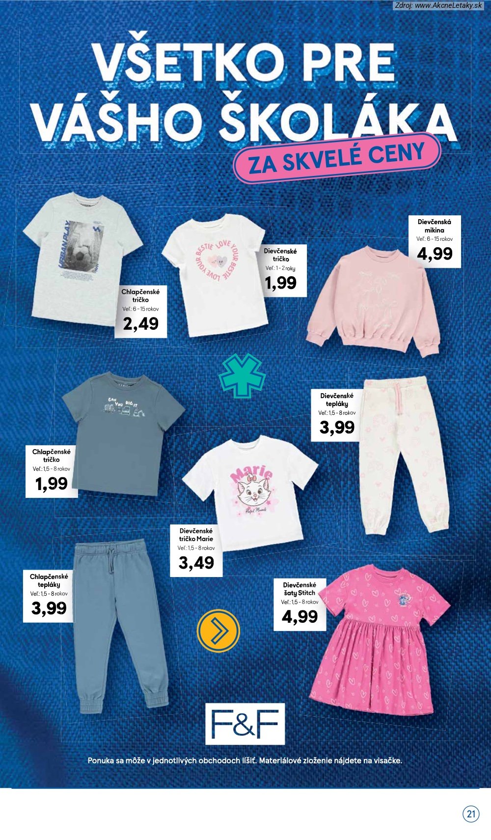 Leták Tesco (3. 8. - 13. 9. 2026) - strana 21 z 22