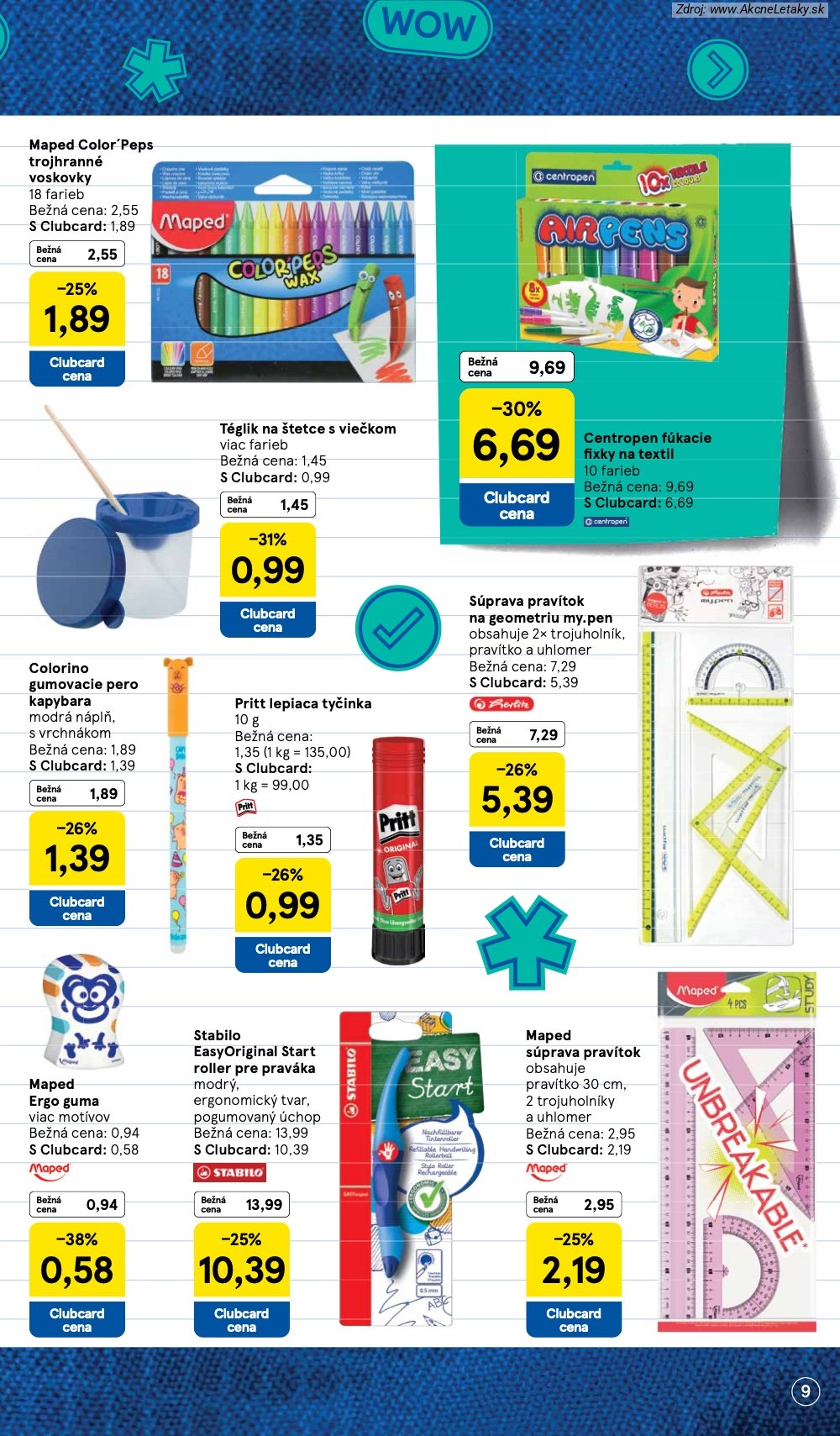 Leták Tesco (3. 8. - 13. 9. 2026) - strana 9 z 22