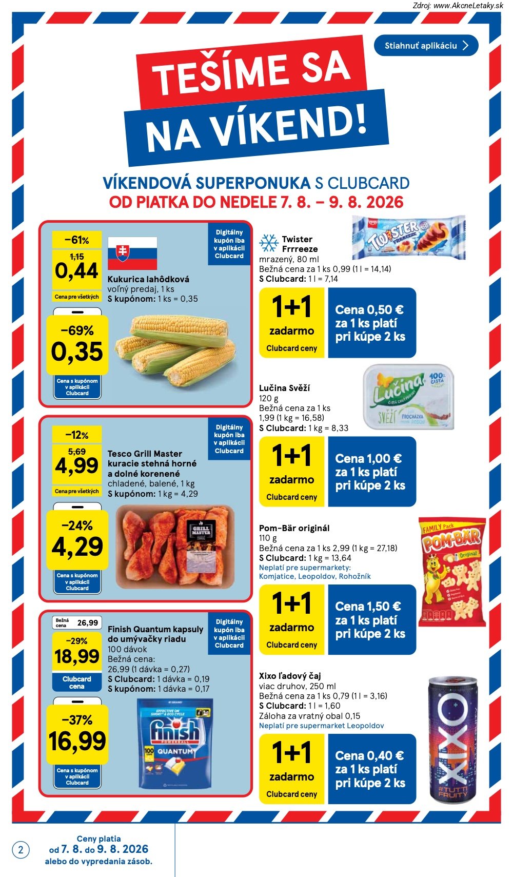 Leták Tesco (5. 8. - 11. 8. 2026) - strana 2 z 29