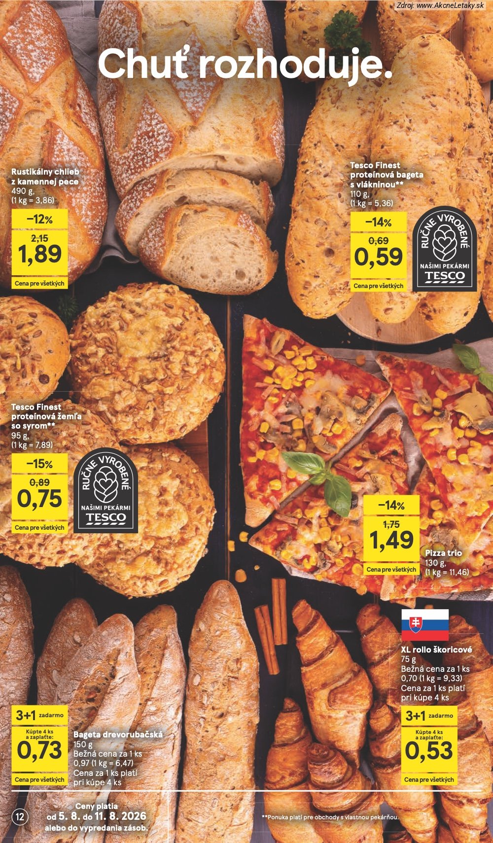 Leták Tesco (5. 8. - 11. 8. 2026) - strana 12 z 52