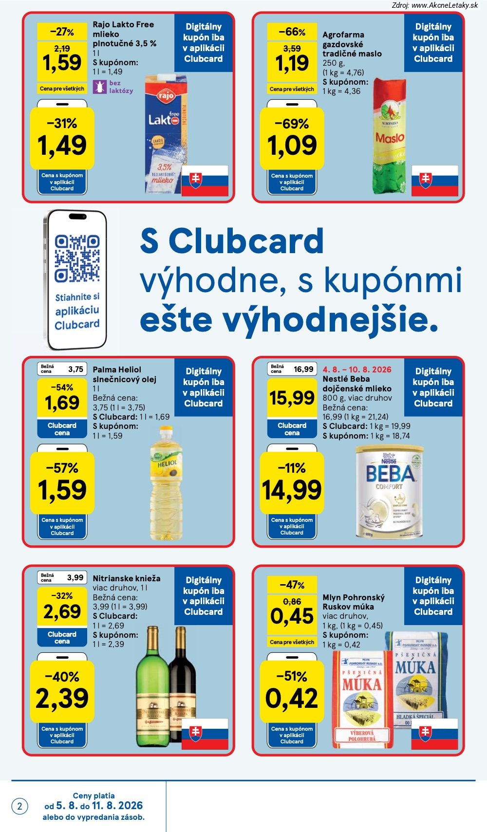 Leták Tesco (5. 8. - 11. 8. 2026) - strana 2 z 52