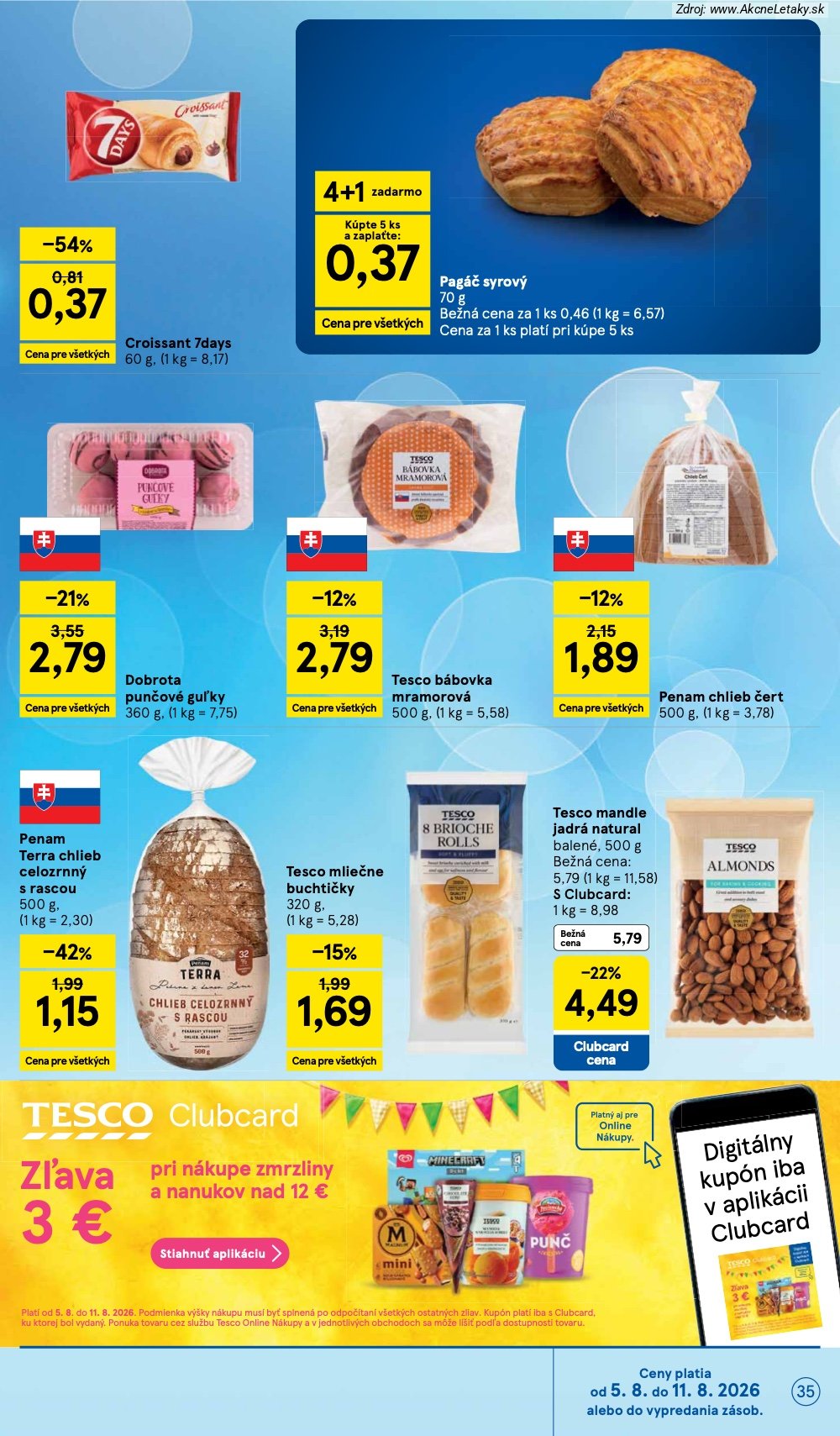 Leták Tesco (5. 8. - 11. 8. 2026) - strana 35 z 52