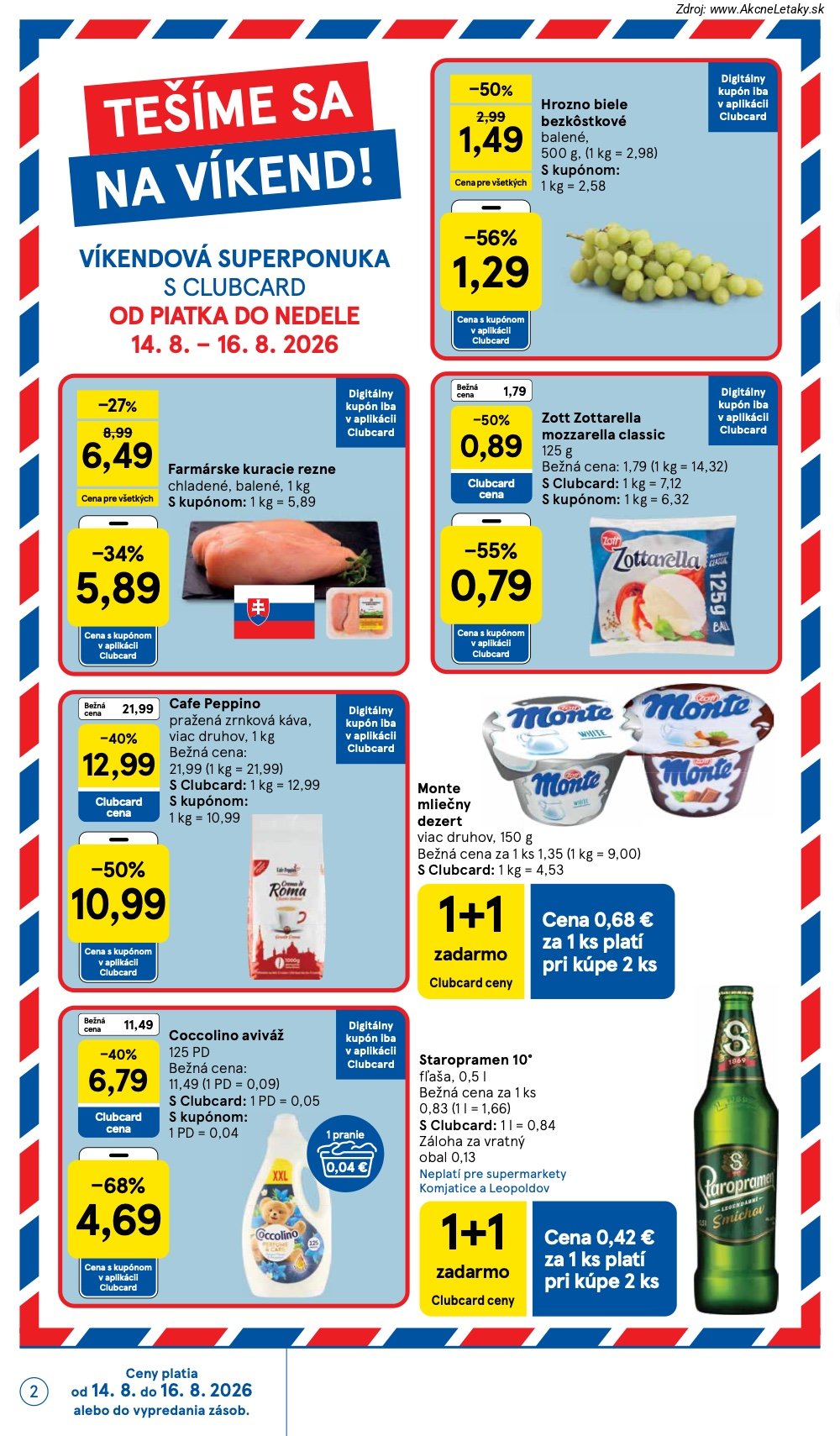 Leták Tesco (12. 8. - 18. 8. 2026) - strana 2 z 34