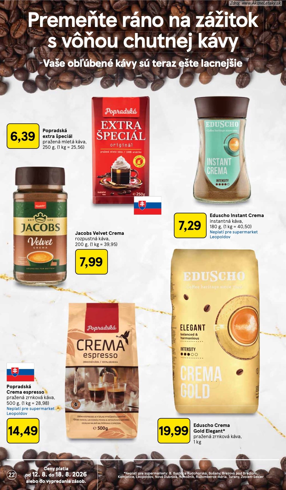 Leták Tesco (12. 8. - 18. 8. 2026) - strana 22 z 34