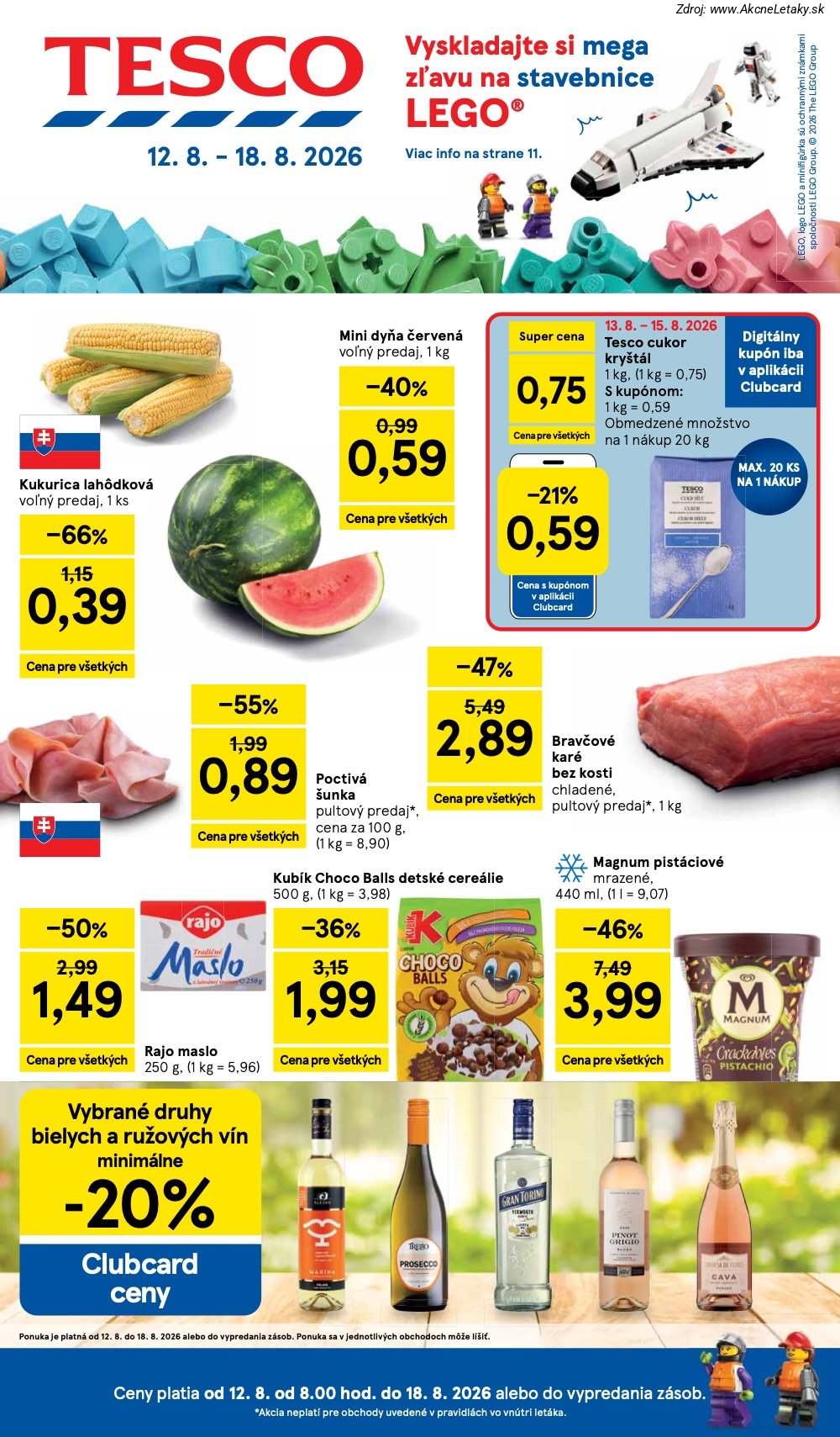 Leták Tesco - strana 1