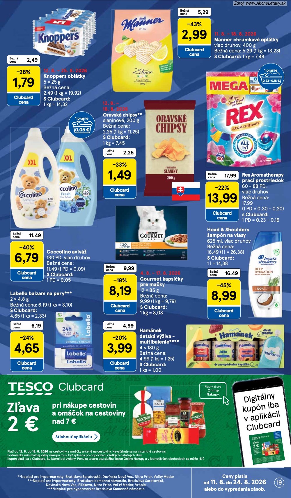 Leták Tesco (12. 8. - 18. 8. 2026) - strana 19 z 54