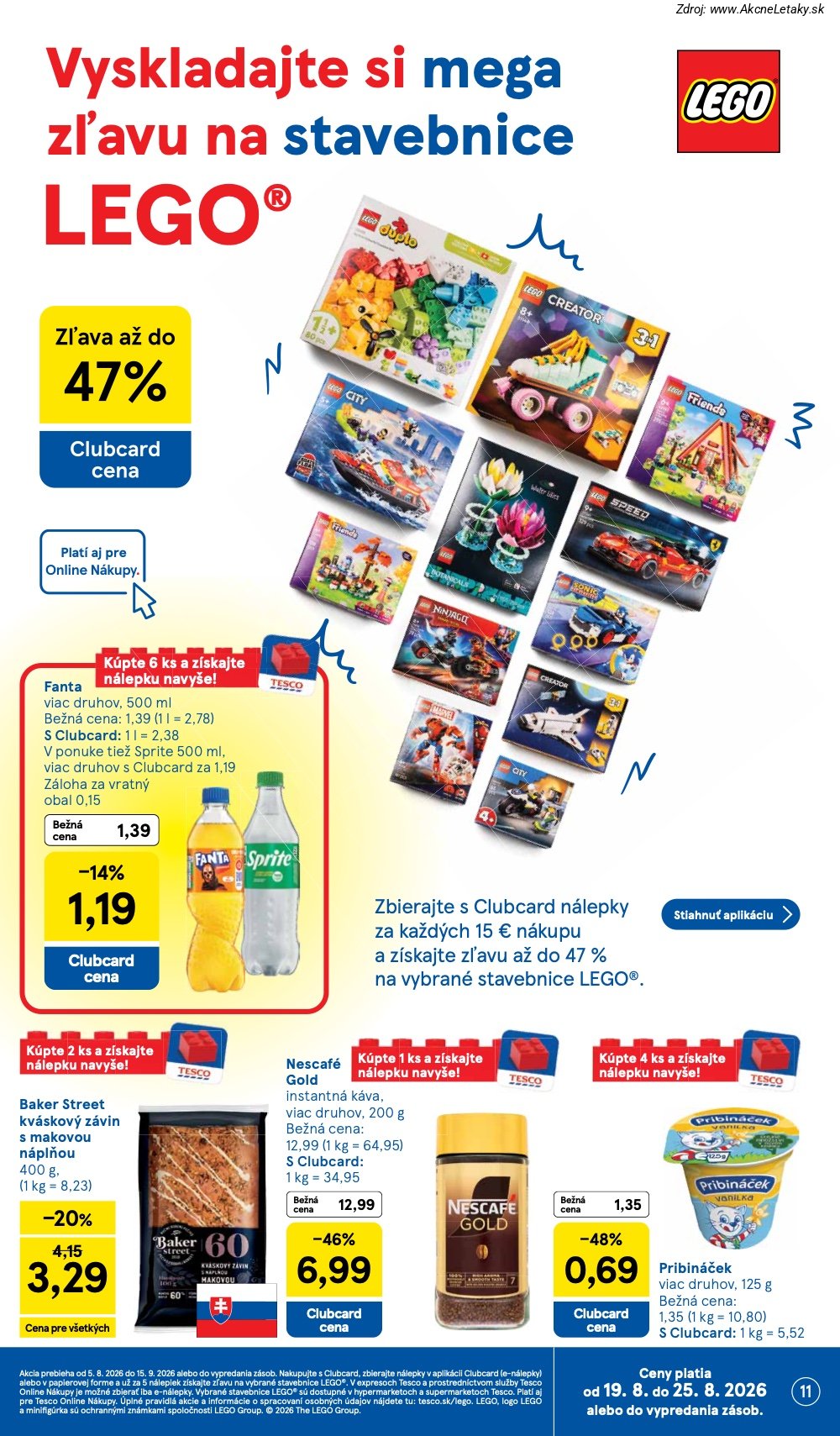 Leták Tesco (19. 8. - 25. 8. 2026) - strana 11 z 30