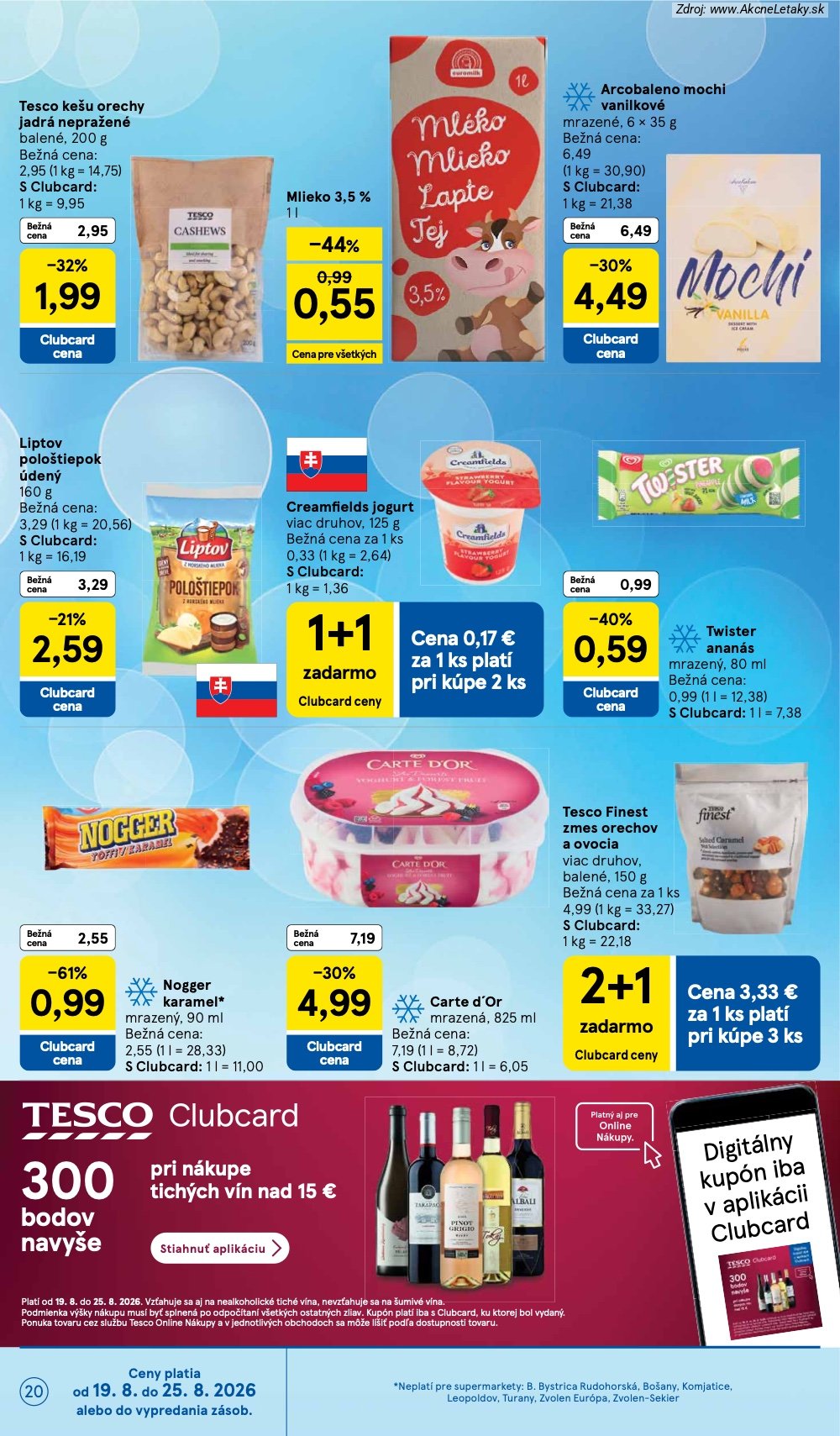 Leták Tesco (19. 8. - 25. 8. 2026) - strana 20 z 30