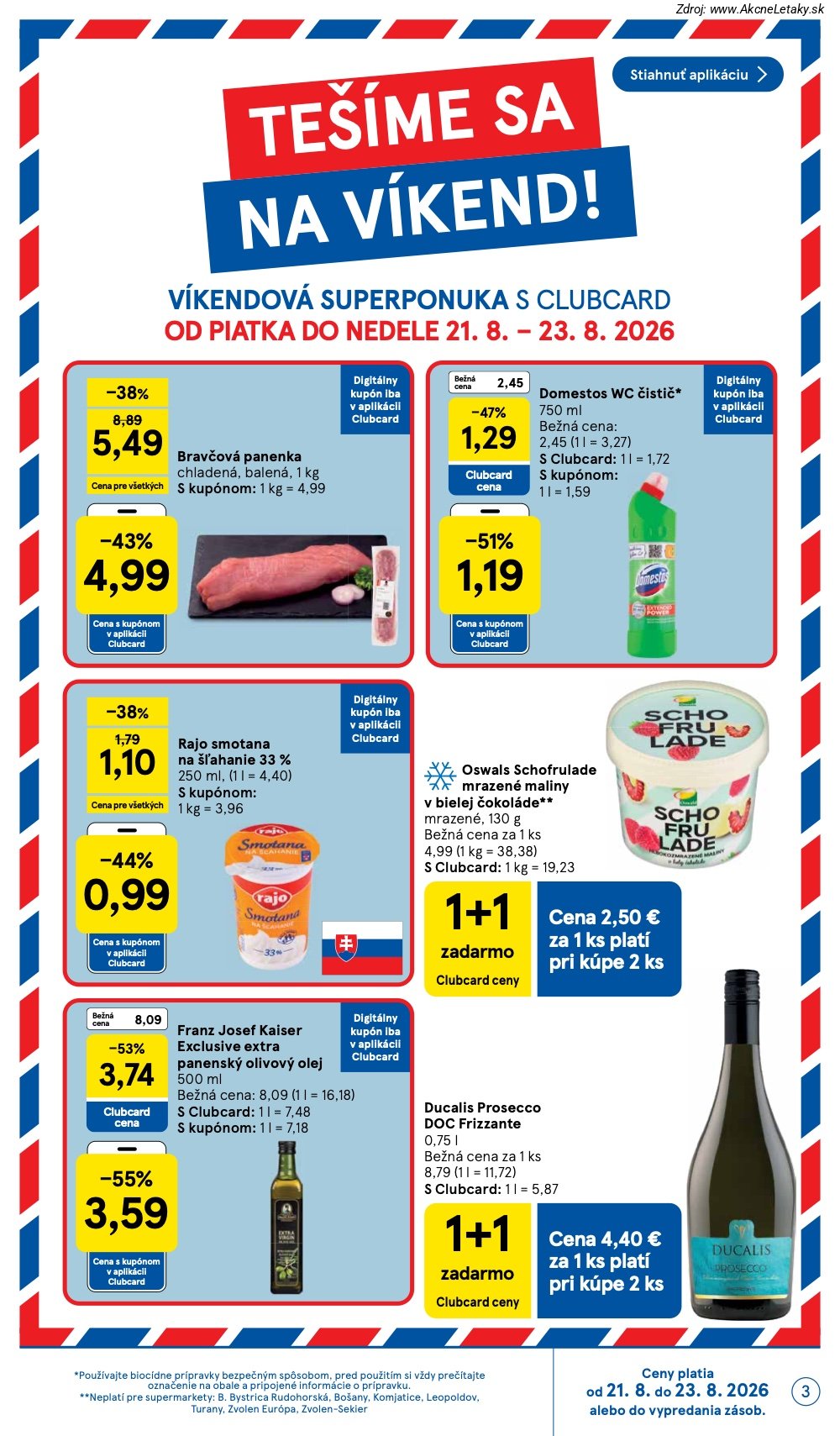 Leták Tesco (19. 8. - 25. 8. 2026) - strana 3 z 30