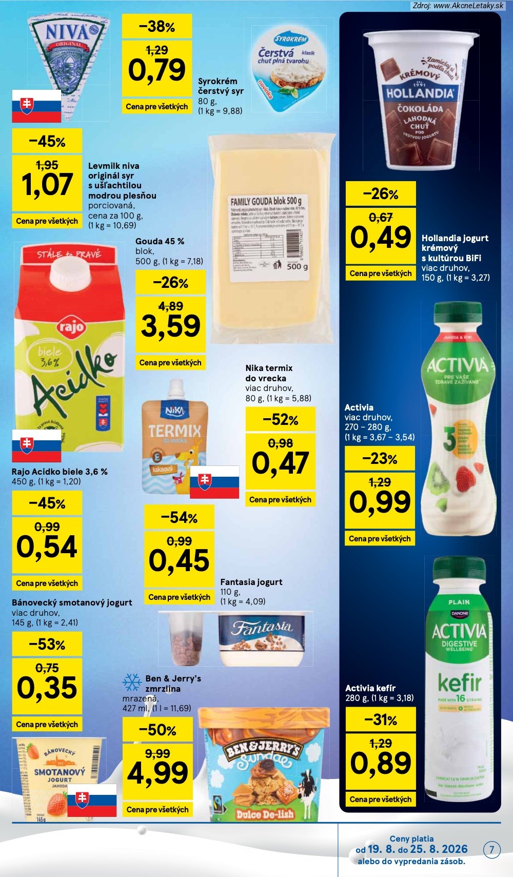 Leták Tesco (19. 8. - 25. 8. 2026) - strana 7 z 30