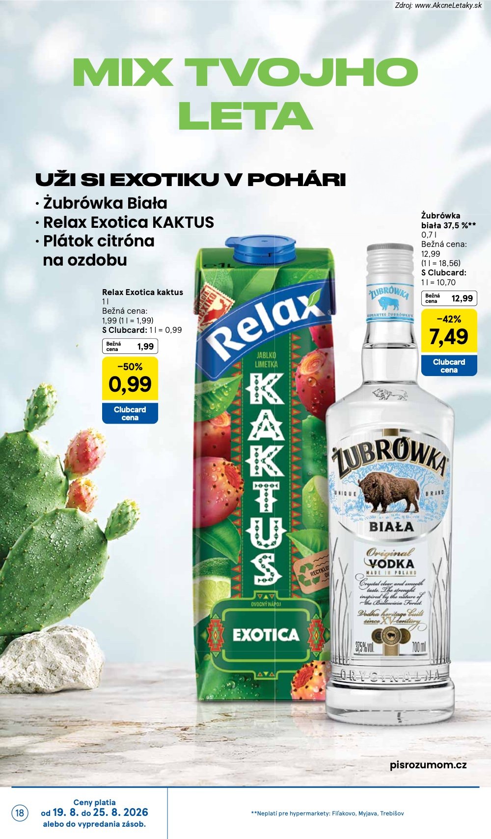 Leták Tesco (19. 8. - 25. 8. 2026) - strana 18 z 50