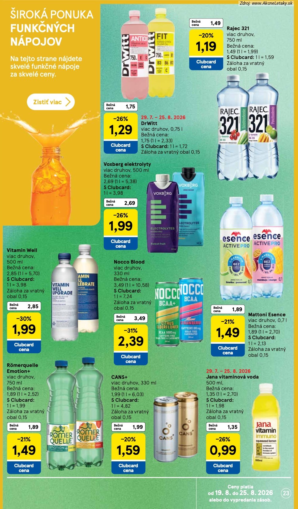 Leták Tesco (19. 8. - 25. 8. 2026) - strana 23 z 50