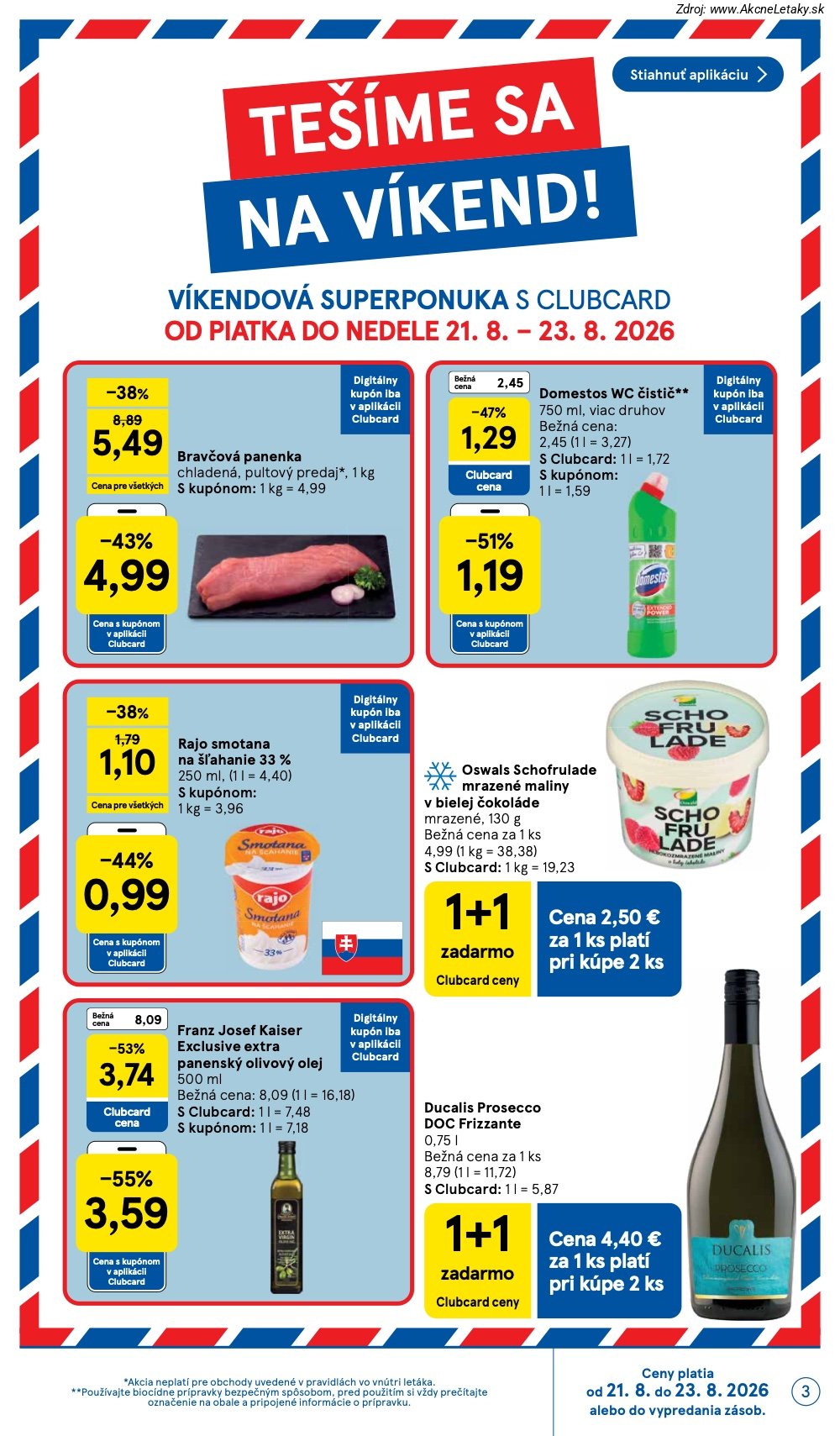 Leták Tesco (19. 8. - 25. 8. 2026) - strana 3 z 50