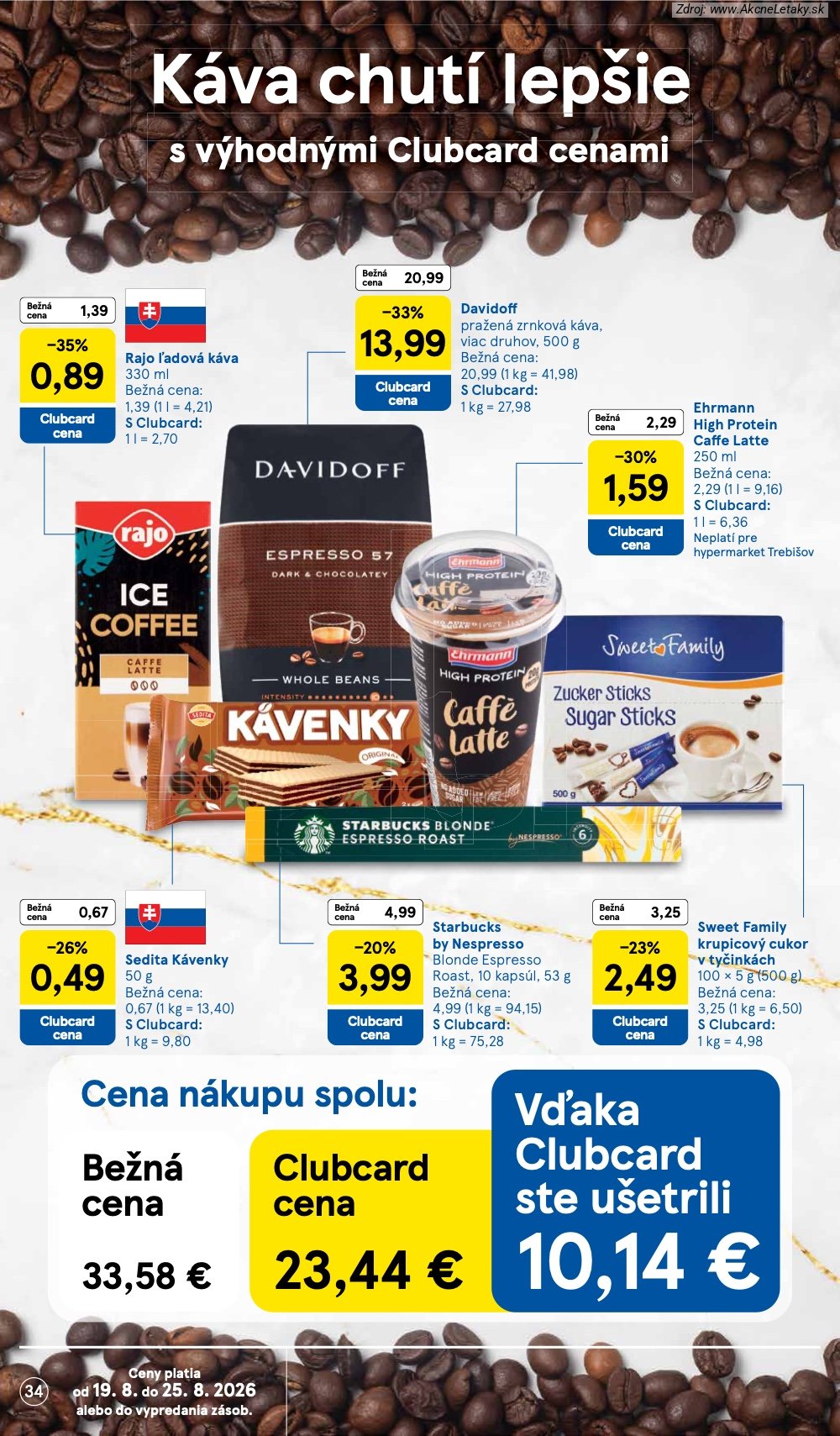Leták Tesco (19. 8. - 25. 8. 2026) - strana 34 z 50