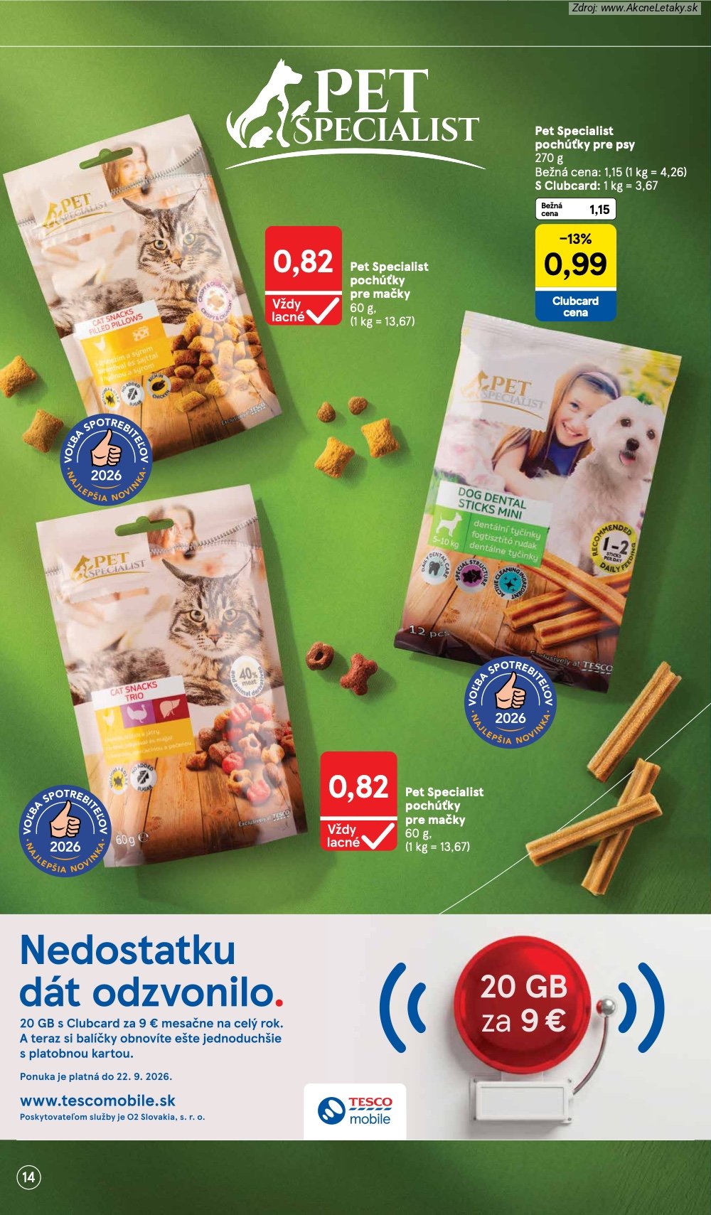 Leták Tesco (24. 8. - 20. 9. 2026) - strana 14 z 17