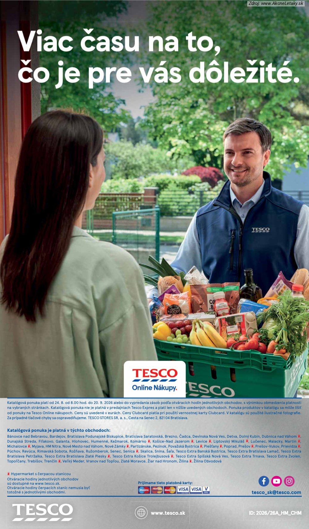 Leták Tesco (24. 8. - 20. 9. 2026) - strana 17 z 17