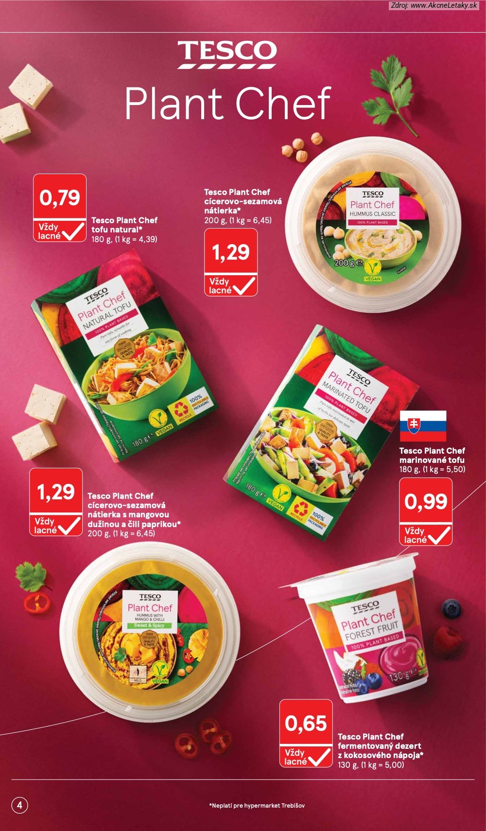 Leták Tesco (24. 8. - 20. 9. 2026) - strana 4 z 17