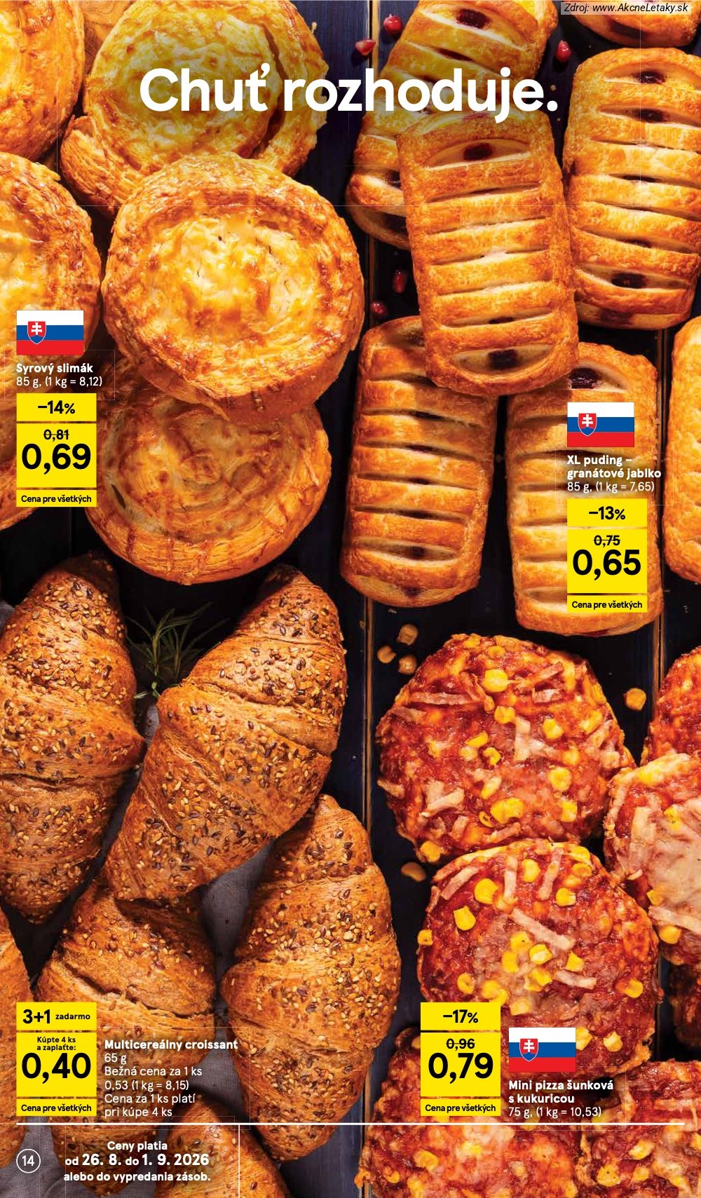 Leták Tesco (26. 8. - 1. 9. 2026) - strana 14 z 38