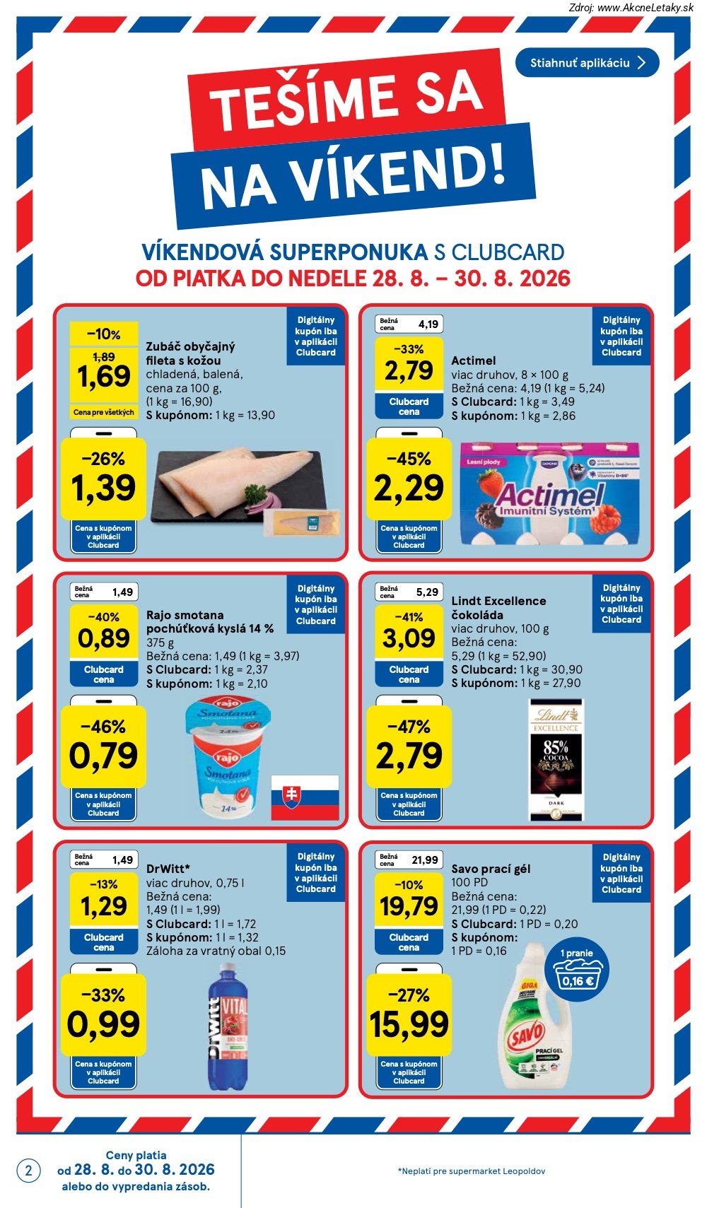 Leták Tesco (26. 8. - 1. 9. 2026) - strana 2 z 38