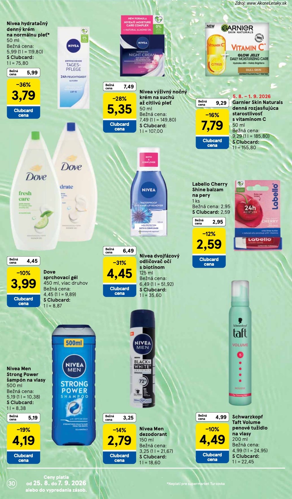 Leták Tesco (26. 8. - 1. 9. 2026) - strana 30 z 38