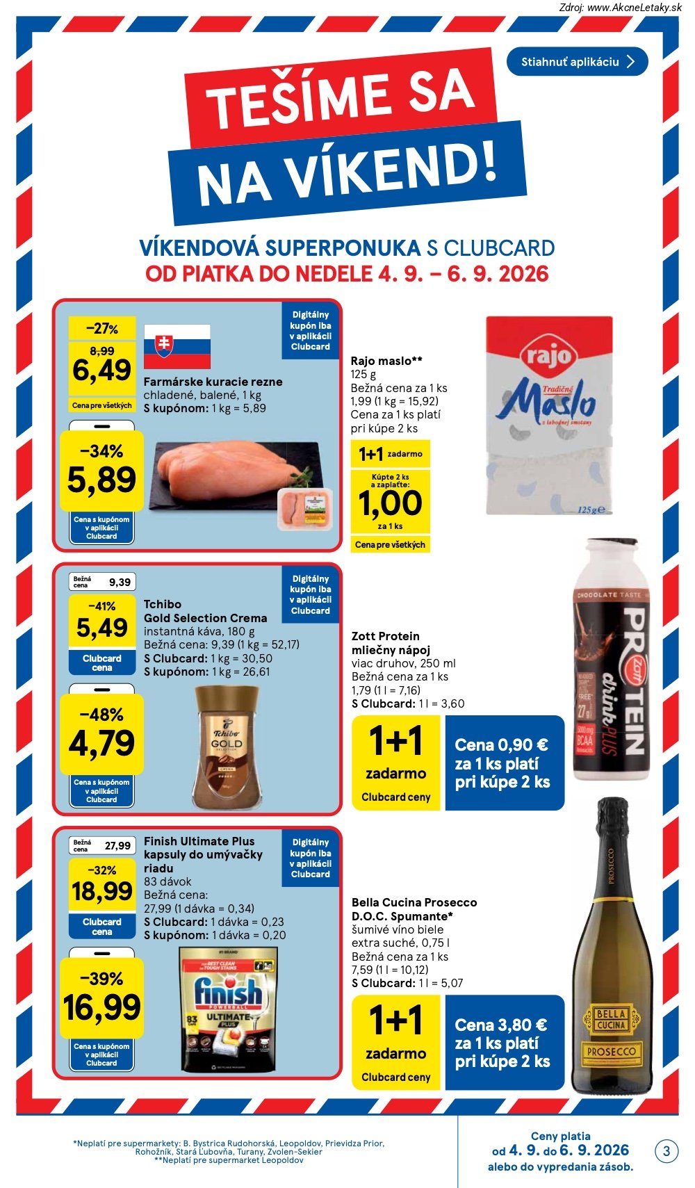 Leták Tesco (2. 9. - 8. 9. 2026) - strana 3 z 29