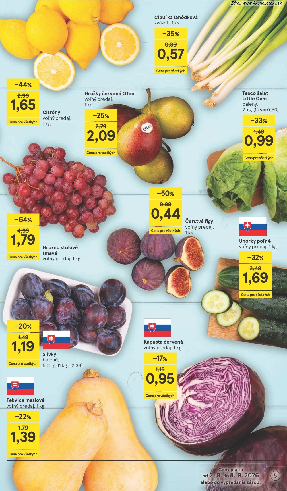 Leták Tesco (2. 9. - 8. 9. 2026) - strana 5 z 29