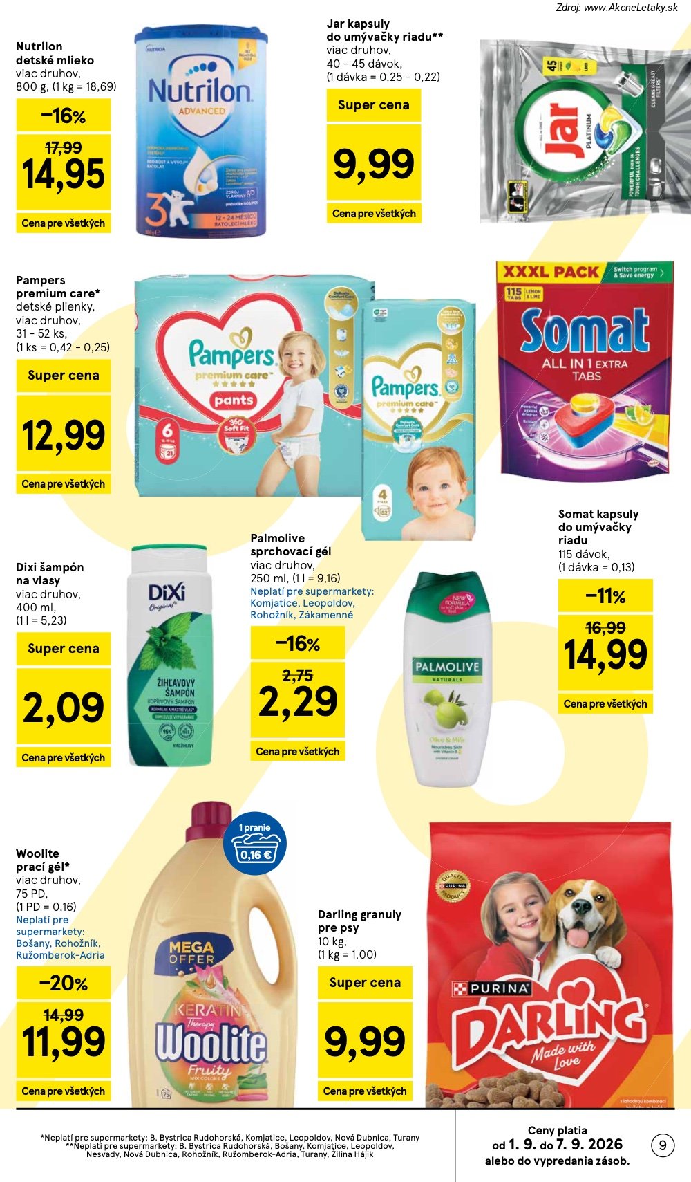 Leták Tesco (2. 9. - 8. 9. 2026) - strana 9 z 29