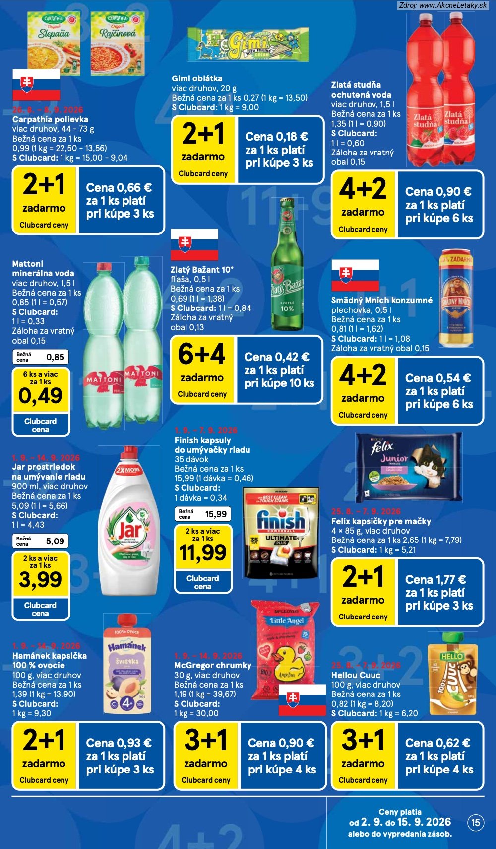Leták Tesco (2. 9. - 8. 9. 2026) - strana 15 z 41