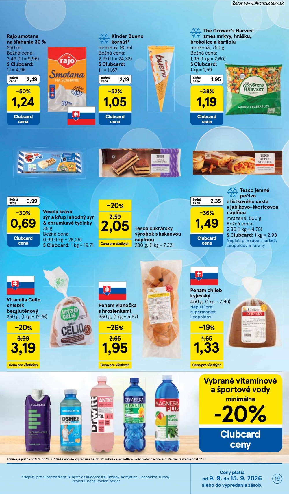 Leták Tesco (9. 9. - 15. 9. 2026) - strana 19 z 26