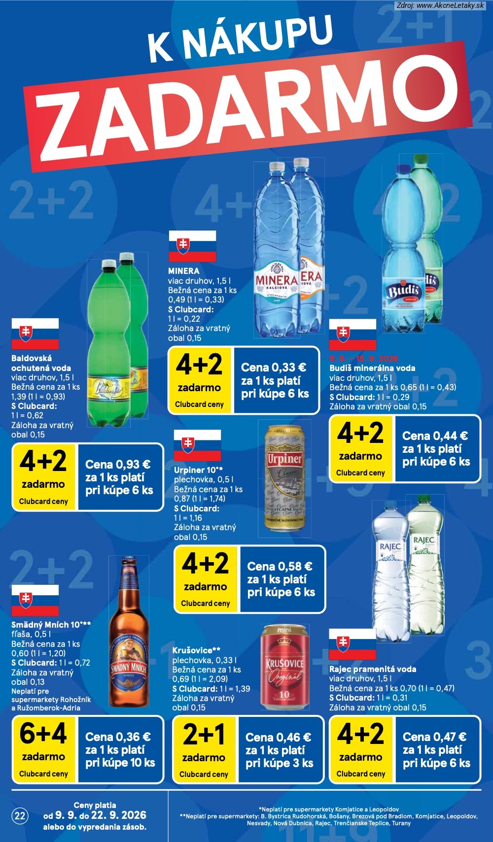 Leták Tesco (9. 9. - 15. 9. 2026) - strana 22 z 26