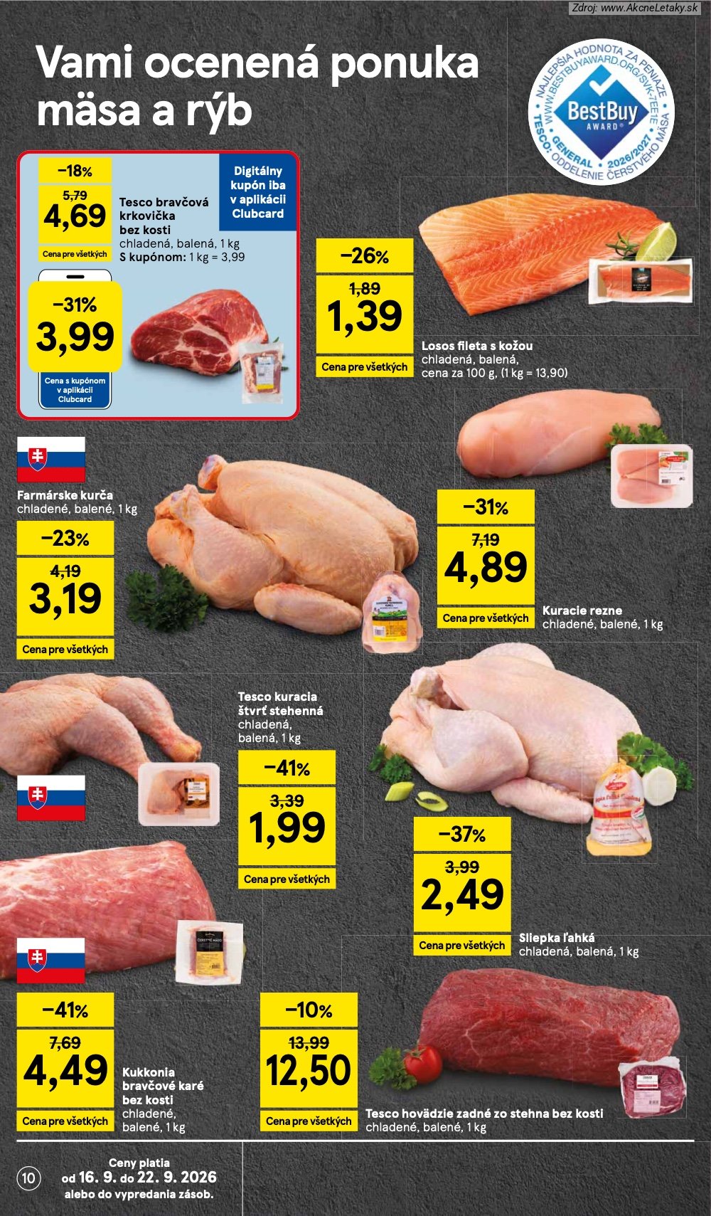 Leták Tesco (16. 9. - 22. 9. 2026) - strana 10 z 24