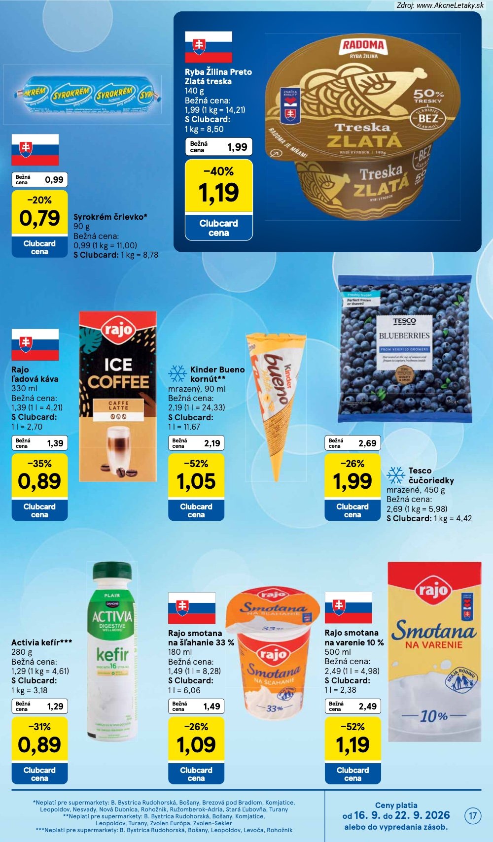 Leták Tesco (16. 9. - 22. 9. 2026) - strana 17 z 24