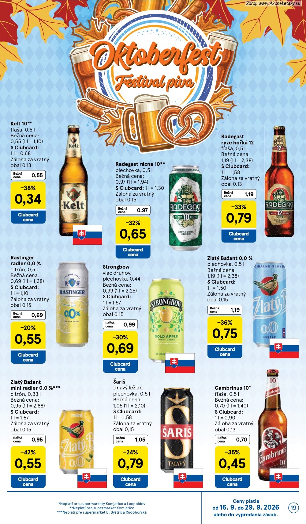 Leták Tesco (16. 9. - 22. 9. 2026) - strana 19 z 24