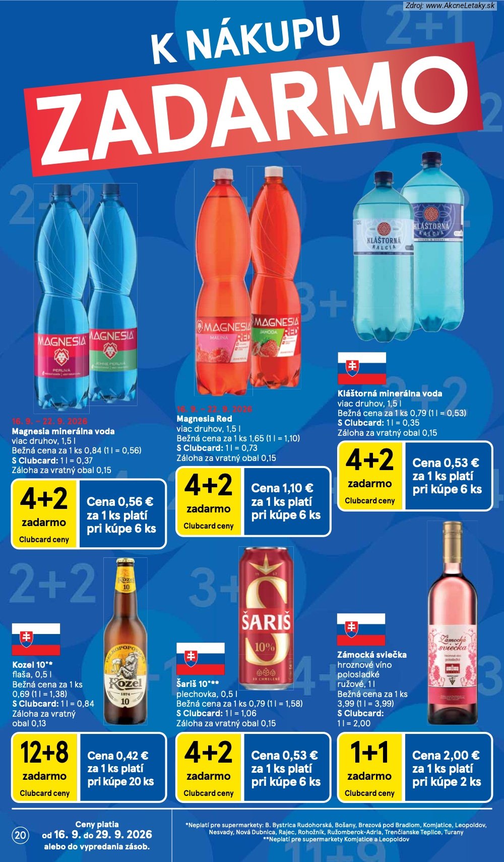 Leták Tesco (16. 9. - 22. 9. 2026) - strana 20 z 24