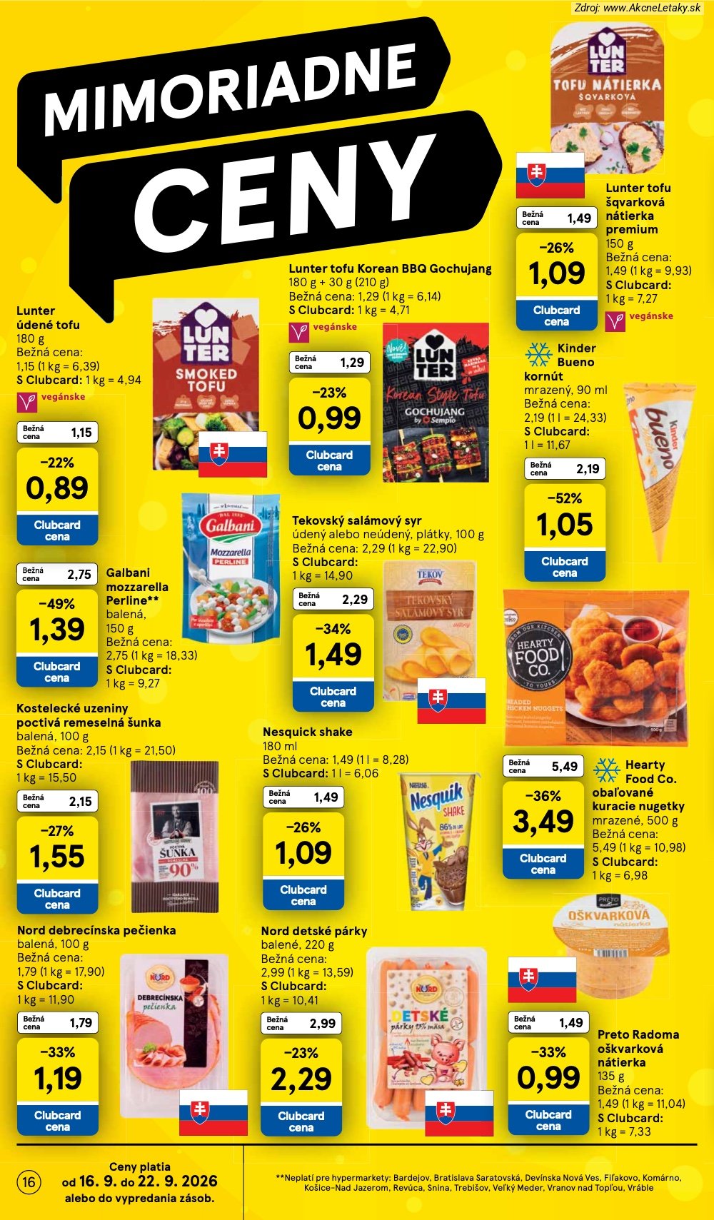 Strana 18 - leták Tesco (16. 9. - 22. 9. 2026)