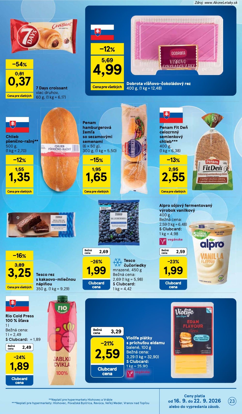 Strana 16 - leták Tesco (16. 9. - 22. 9. 2026)