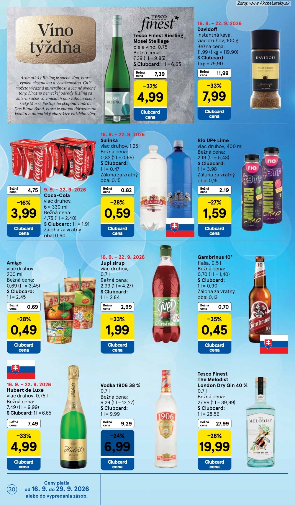 Strana 18 - leták Tesco (16. 9. - 22. 9. 2026)