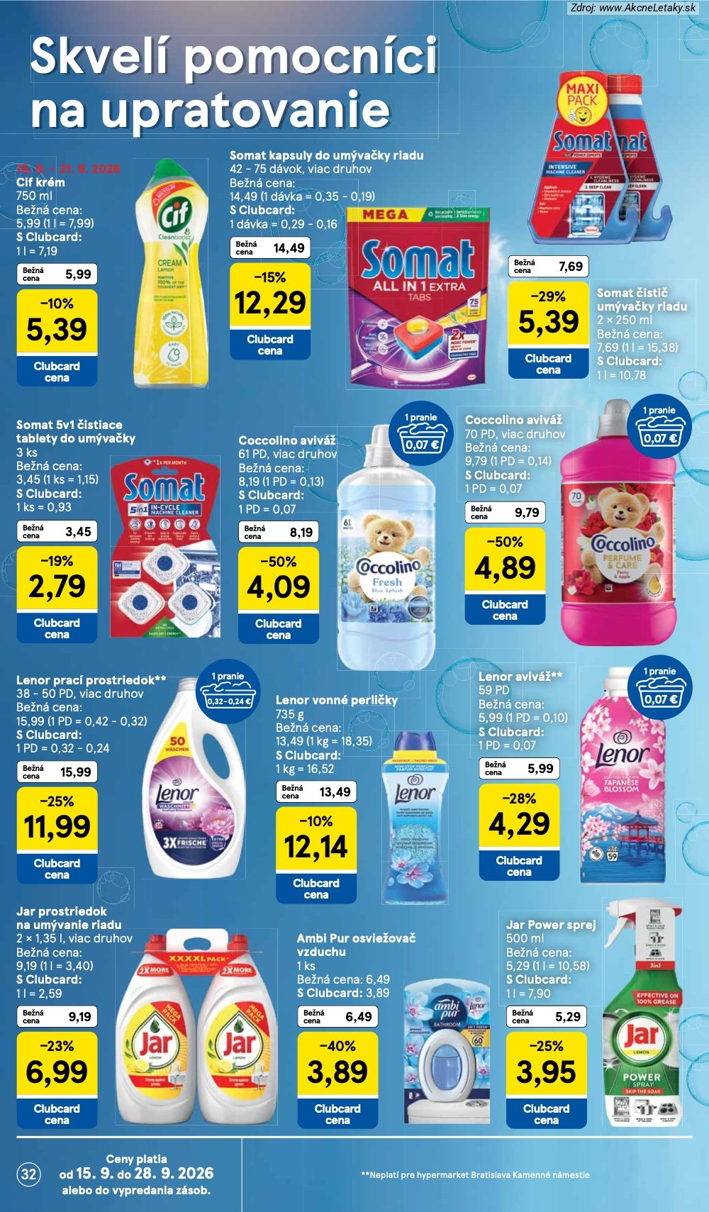 Strana 22 - leták Tesco (16. 9. - 22. 9. 2026)