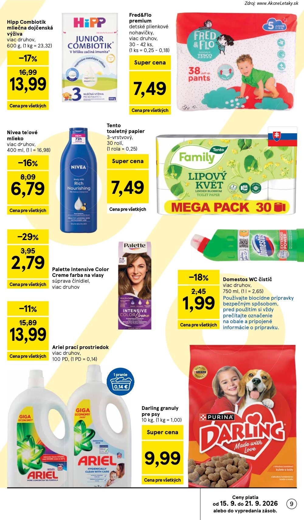 Strana 16 - leták Tesco (16. 9. - 22. 9. 2026)