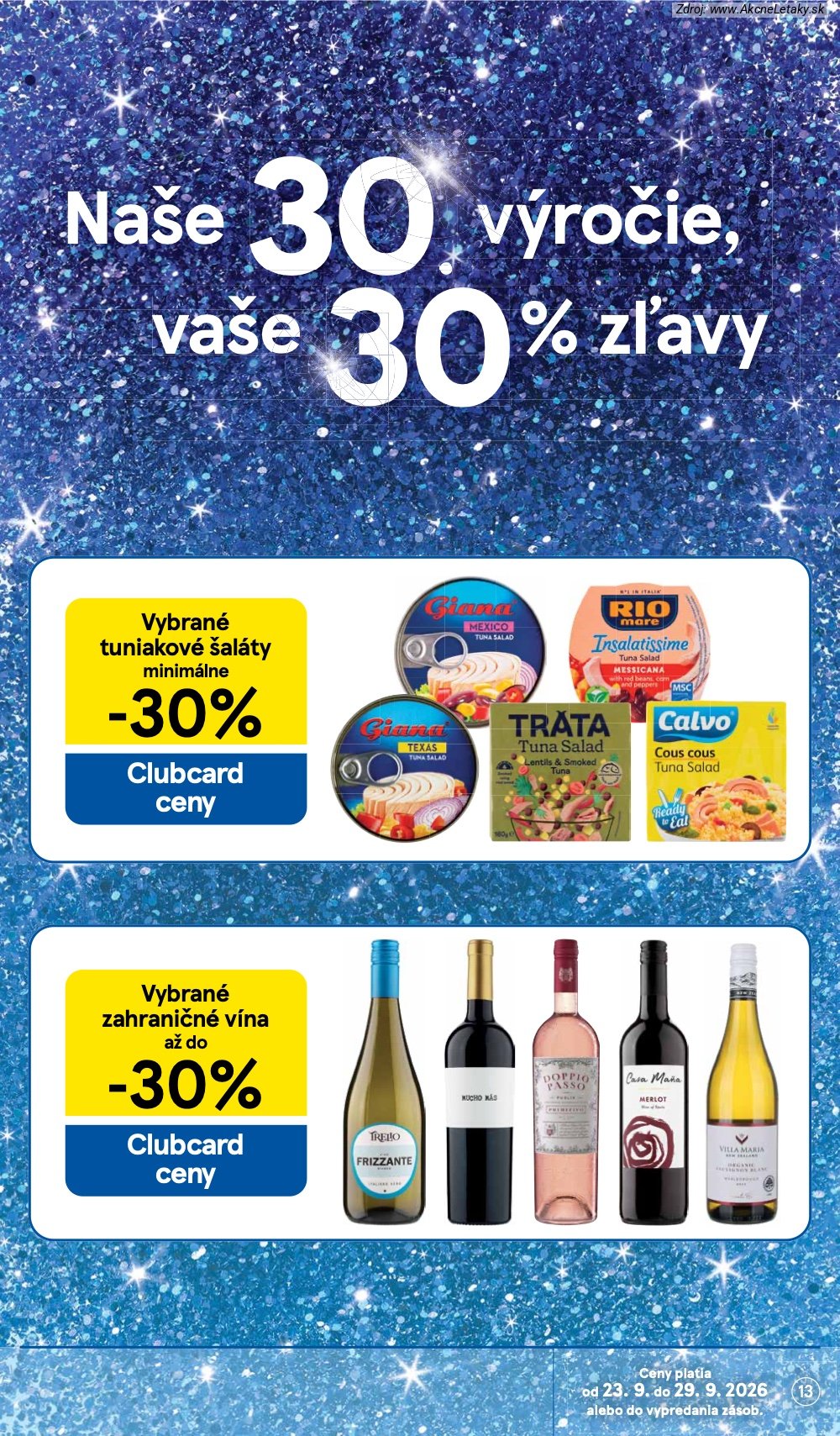 Leták Tesco (23. 9. - 29. 9. 2026) - strana 13 z 32