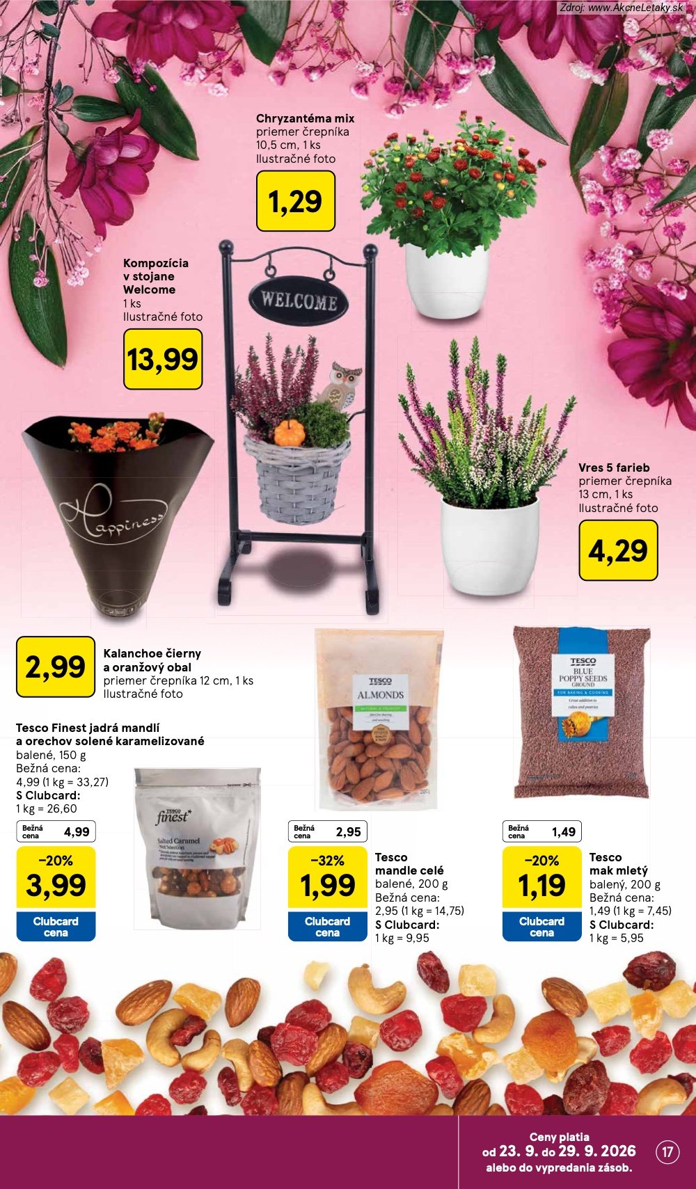 Leták Tesco (23. 9. - 29. 9. 2026) - strana 17 z 32