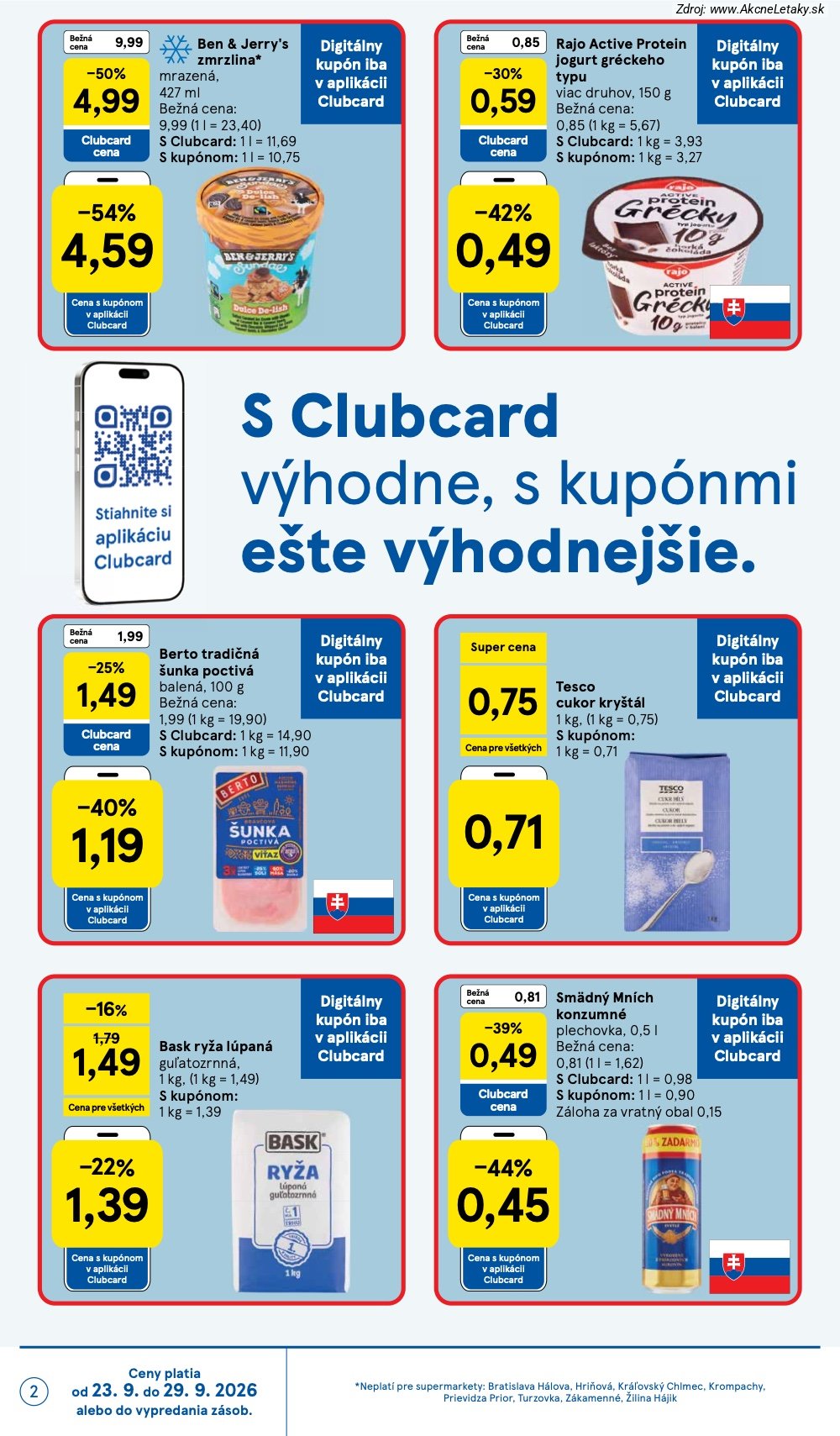 Leták Tesco (23. 9. - 29. 9. 2026) - strana 2 z 32