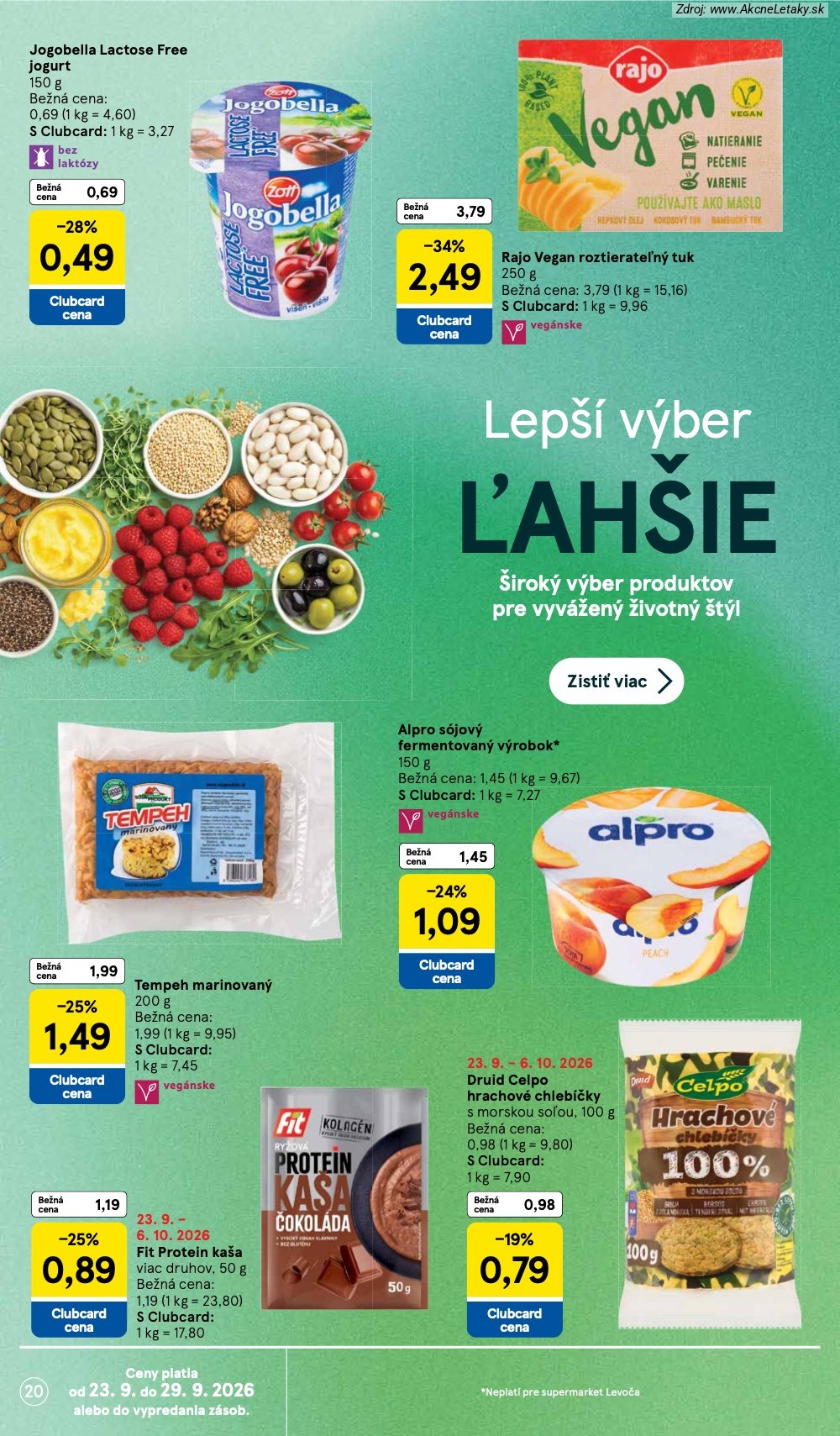 Leták Tesco (23. 9. - 29. 9. 2026) - strana 20 z 32