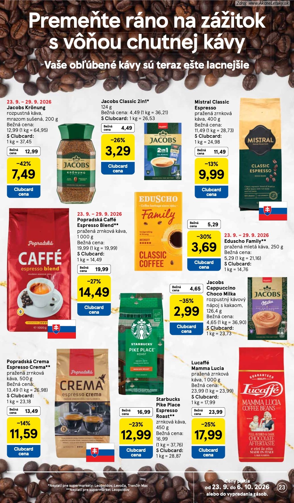 Leták Tesco (23. 9. - 29. 9. 2026) - strana 23 z 32