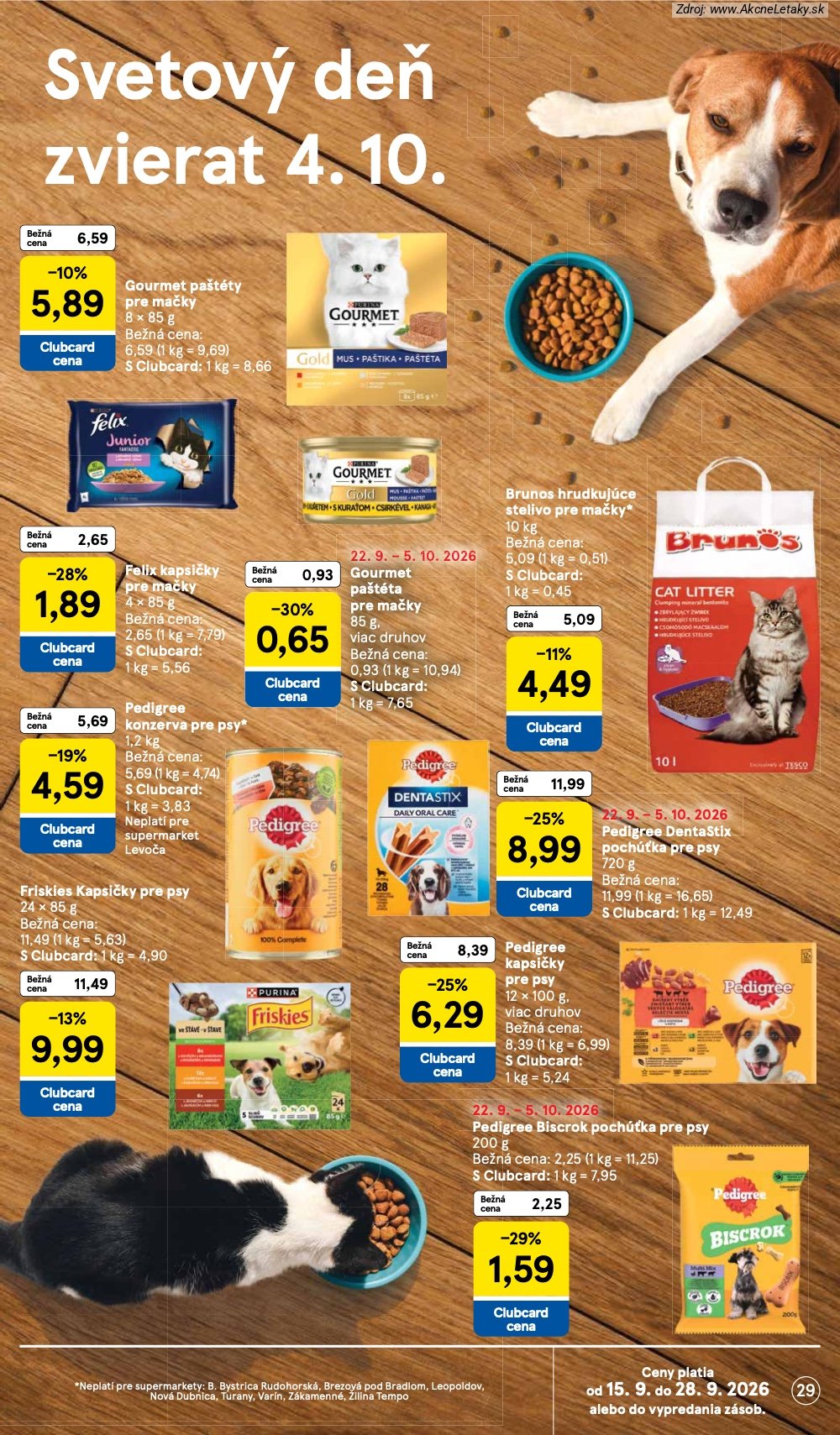 Leták Tesco (23. 9. - 29. 9. 2026) - strana 29 z 32