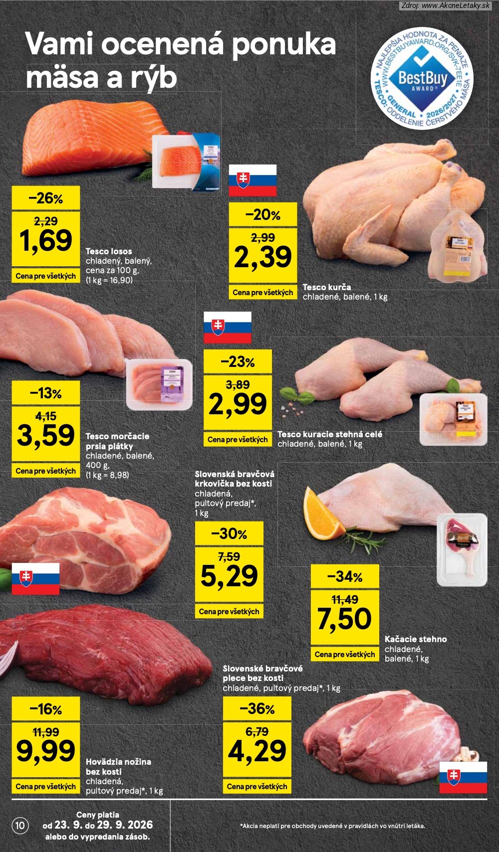 Strana 22 - leták Tesco (23. 9. - 29. 9. 2026)