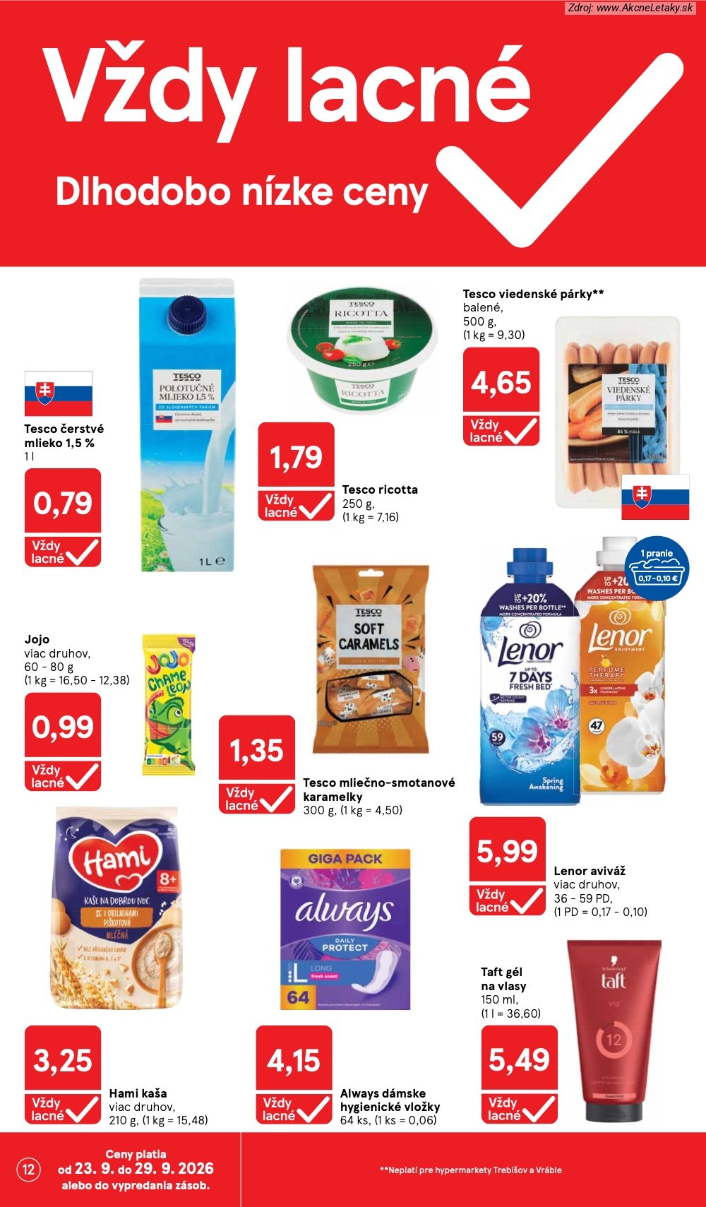 Strana 27 - leták Tesco (23. 9. - 29. 9. 2026)