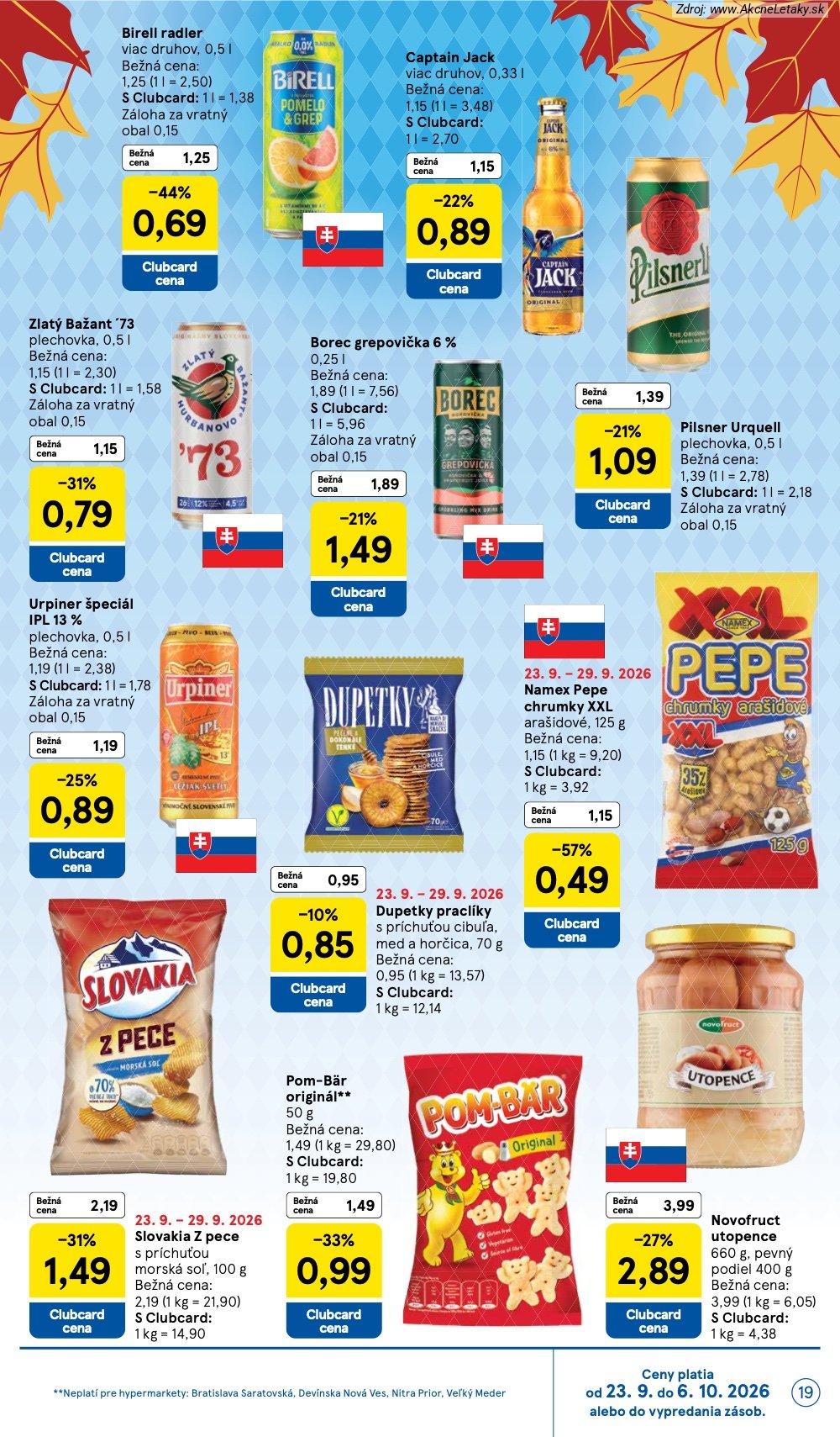 Strana 14 - leták Tesco (23. 9. - 29. 9. 2026)