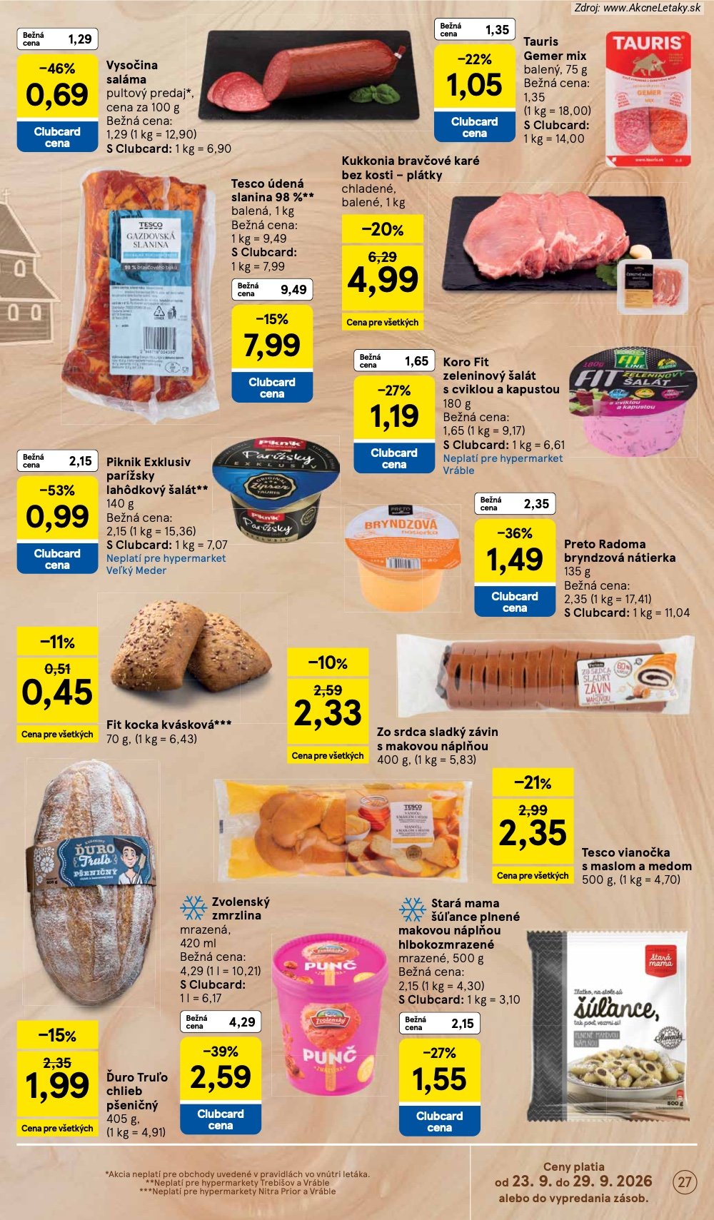 Strana 13 - leták Tesco (23. 9. - 29. 9. 2026)