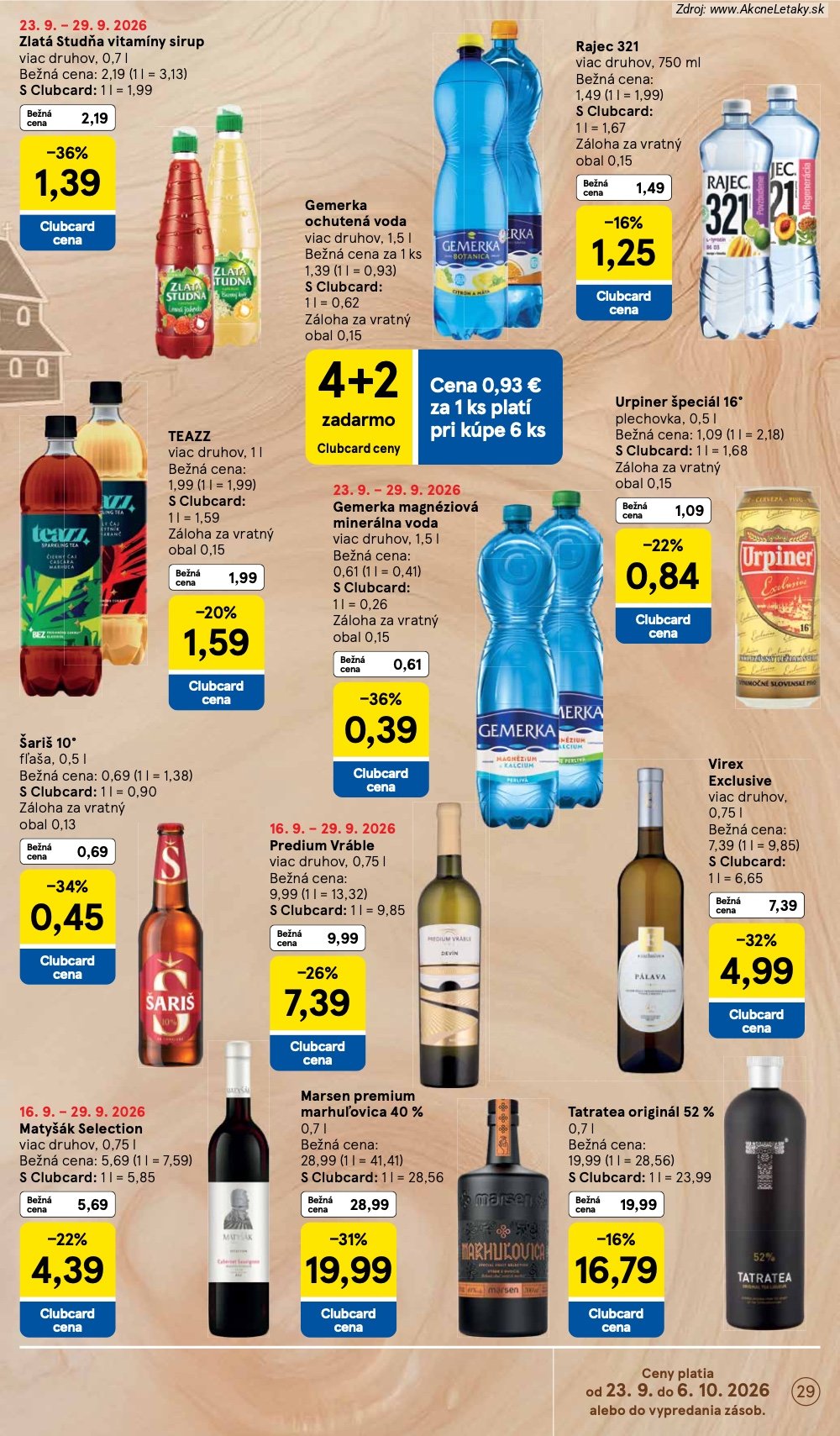 Strana 8 - leták Tesco (23. 9. - 29. 9. 2026)